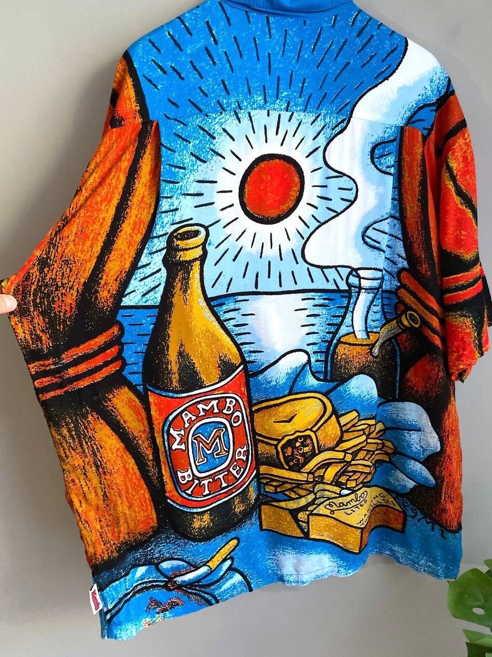 Mambo Vintage Mambo Loud Shirt 90s Reg Mombasa Mambo Bitter, L-XL Size US L / EU 52-54 / 3 - 13 Thumbnail