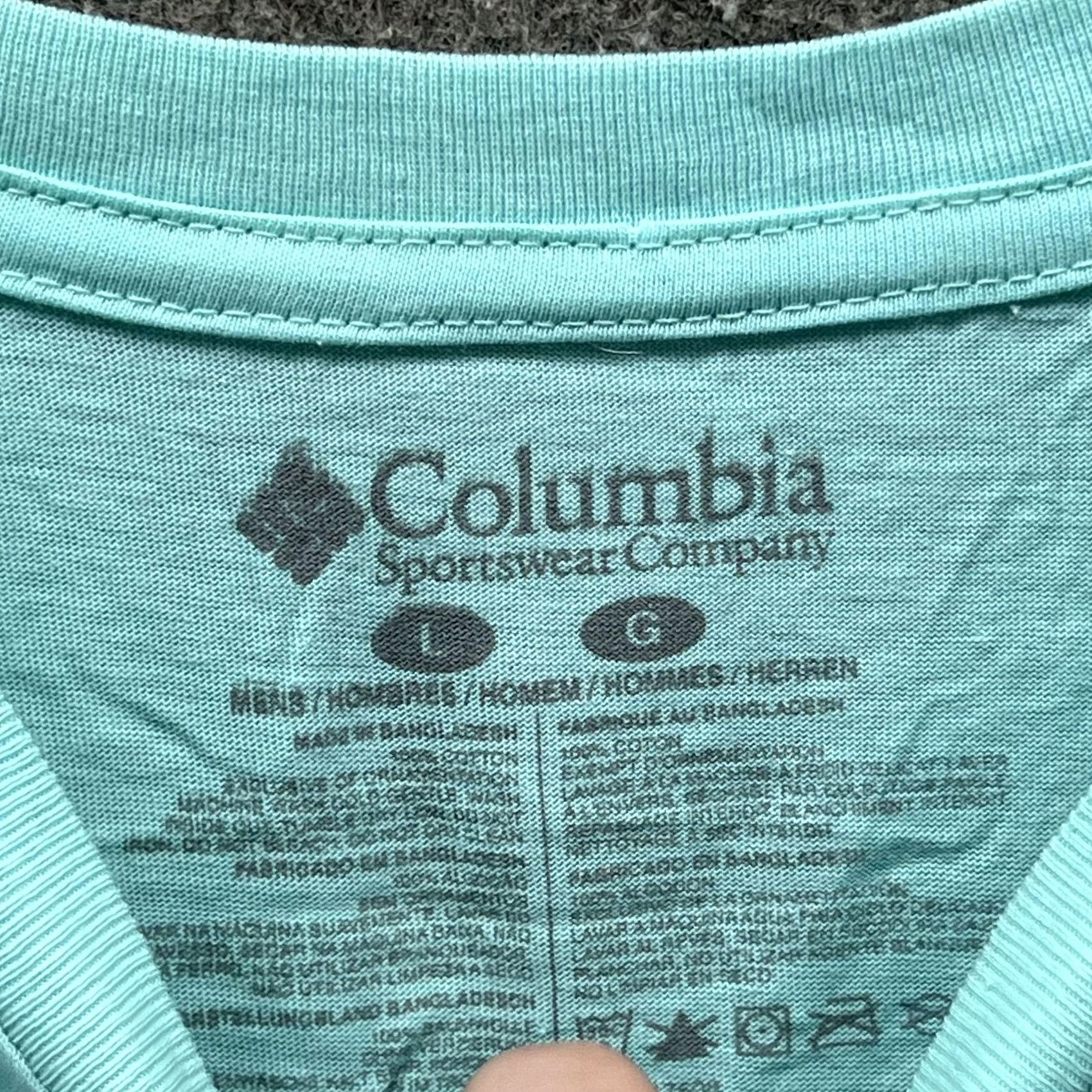 Vintage Columbia Mens Large Blue PFG Graphic Tee Largemouth Bass Fishing Outdoor Shirt Short Sleeve Crew Neck Size US L / EU 52-54 / 3 - 5 Thumbnail