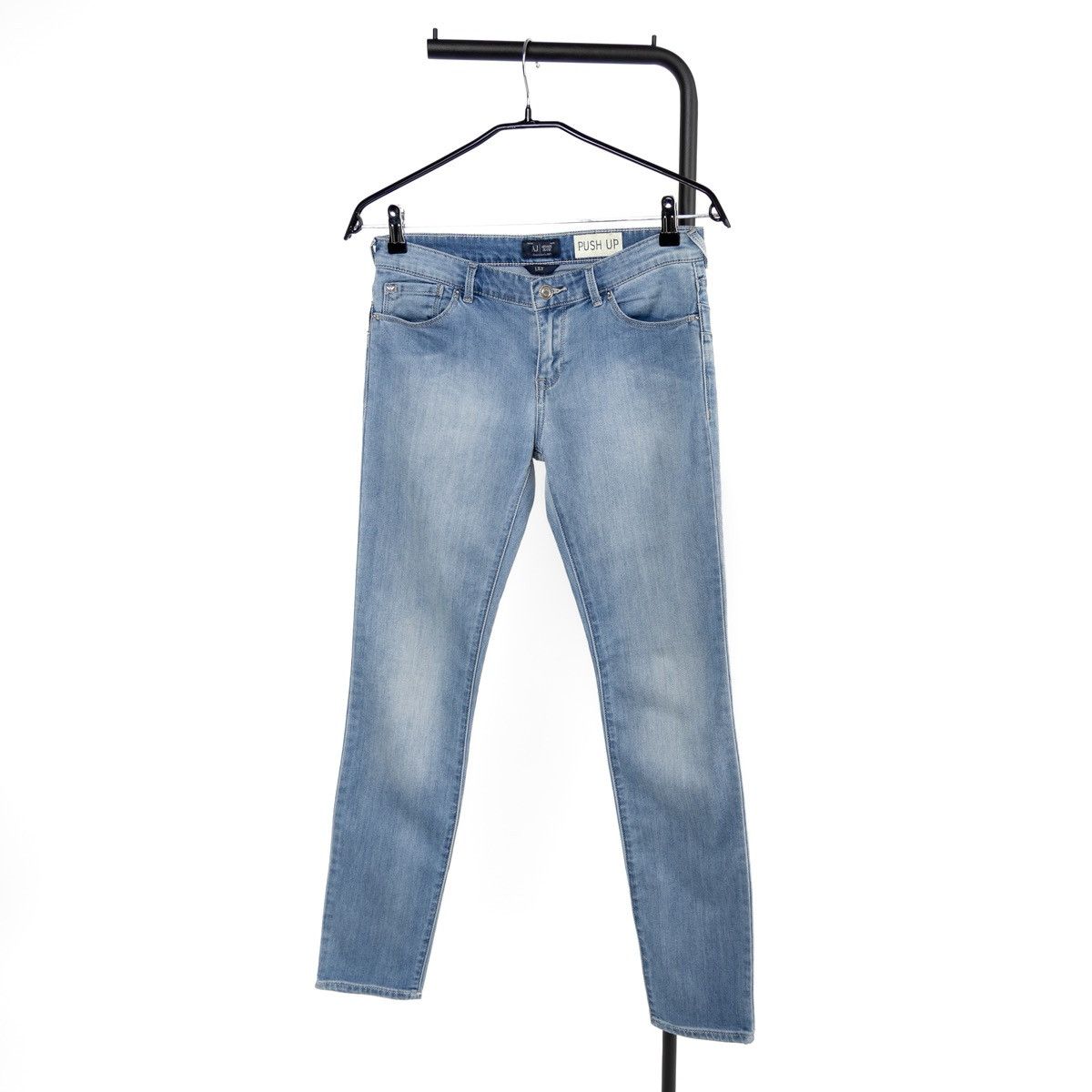 Armani Armani Jeans Lily Push Up Womens Blue Stretch Denim Skinny Size 28" / US 6 / IT 42 - 1 Thumbnail