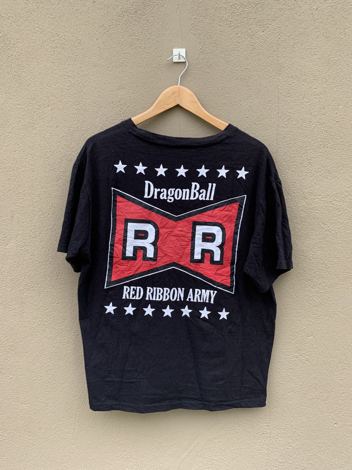 Japanese Anime Dragon Ball Red Ribbon Army Printed tee
