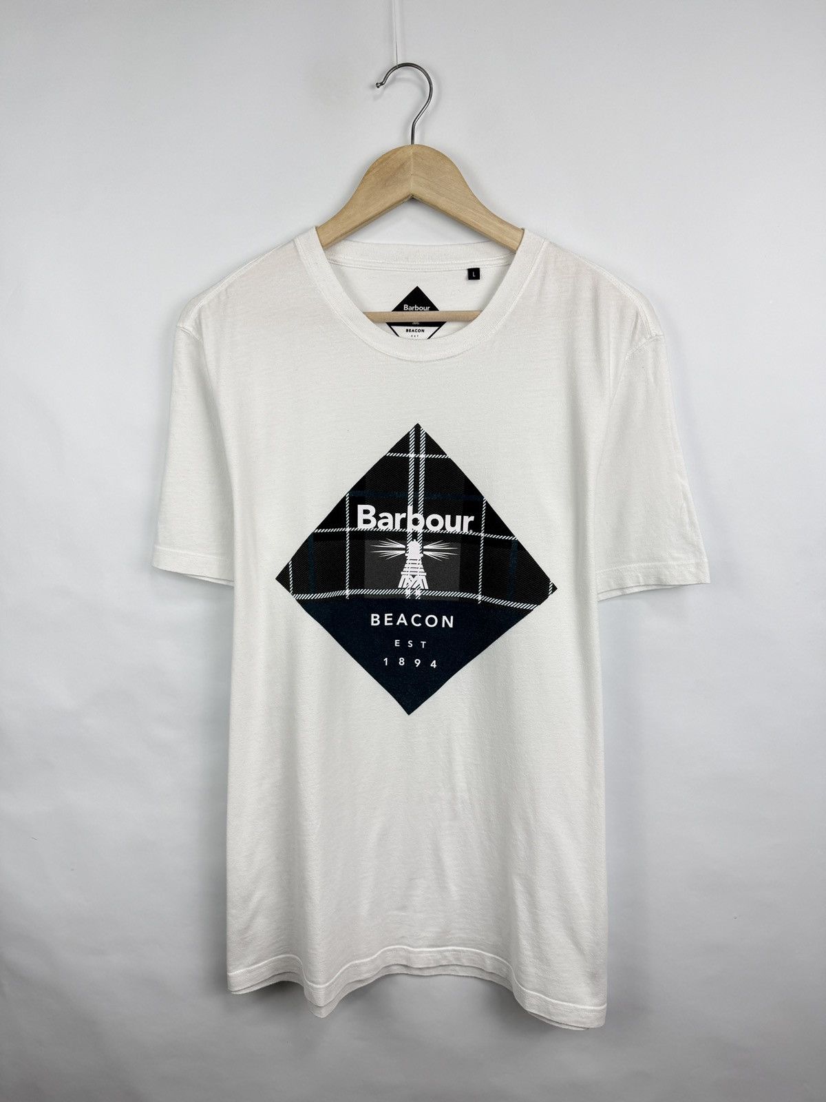 Barbour × Noah 🇬🇧 Barbour Beacon Classic T-Shirt Rare Retro Hype Y2K Size US L / EU 52-54 / 3 - 3 Thumbnail