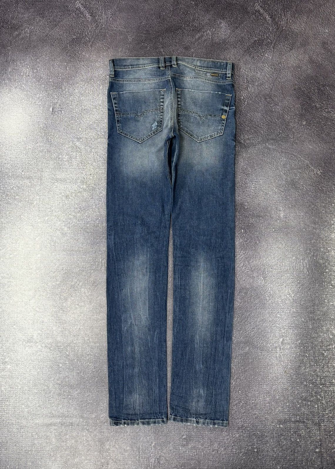Diesel Diesel Tepphar NWT Slim Carrot Ripped Blue Denim Jeans Size US 28 / EU 44 - 2 Thumbnail