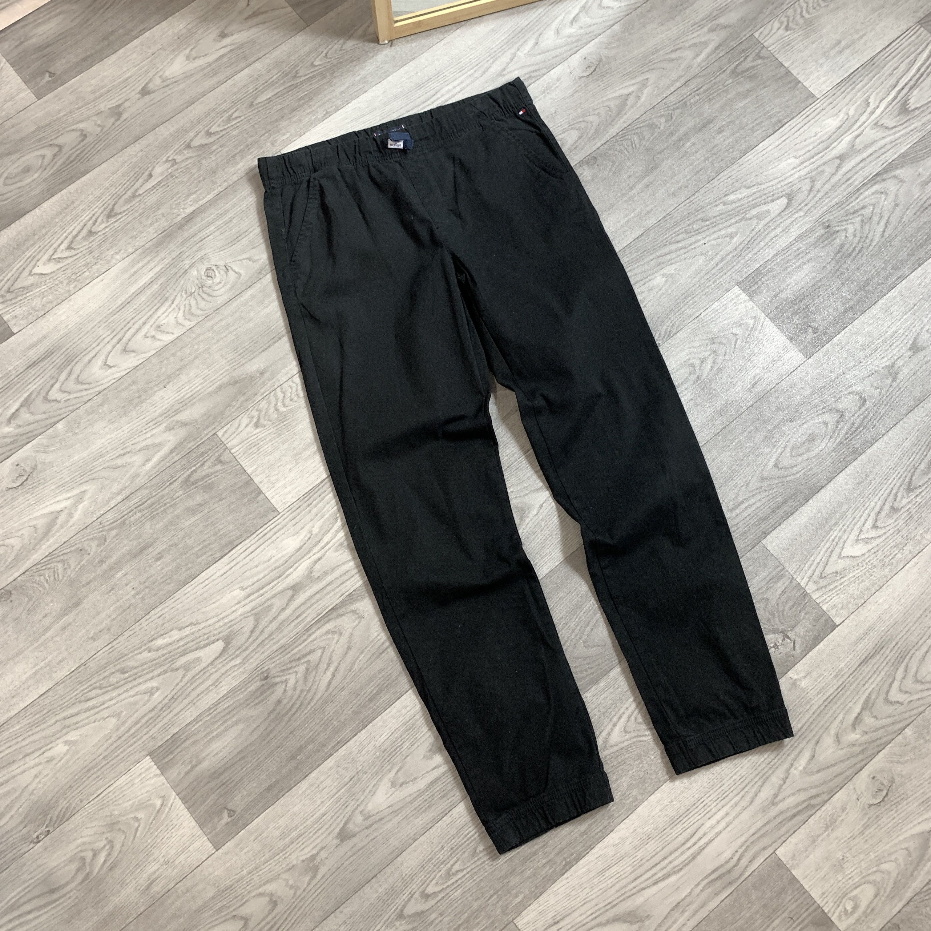 Tommy Hilfiger Tommy Hilfiger Black Casual Jogger Embroidered Logo Pants Size US 30 / EU 46 - 5 Thumbnail