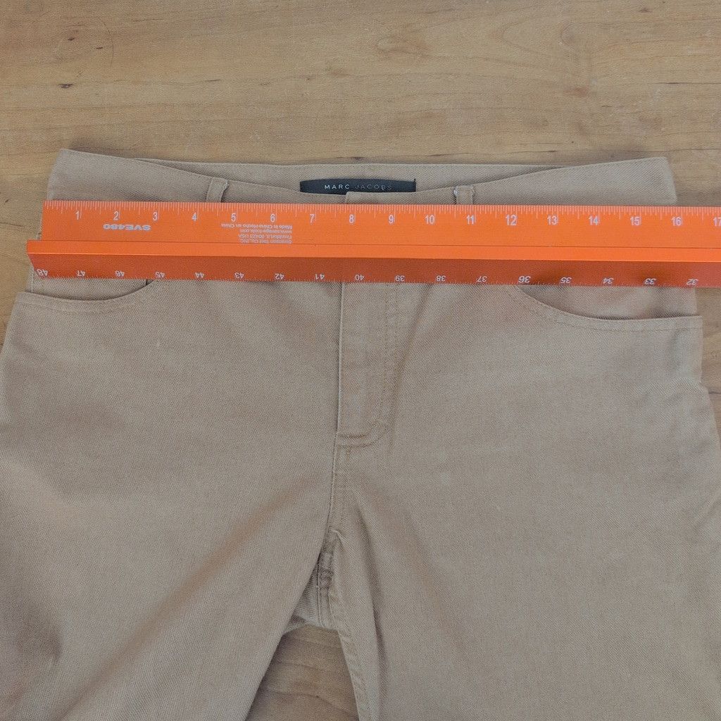 Marc Jacobs Ladies' Marc Jacobs Brown Twill Pants with side stripe 8 Size 30" / US 8 / IT 44 - 4 Thumbnail
