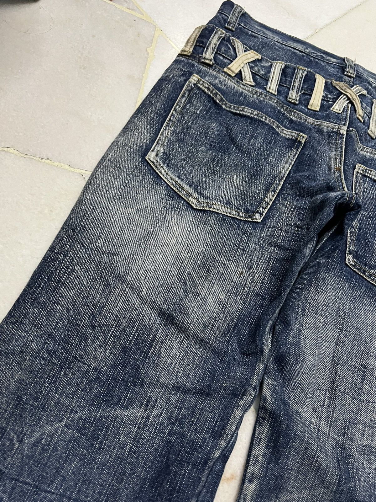 If Six Was Nine × Japanese Brand 💥Double Waist💥Vintage Japanese Brand Unbrand Claw Jean Japan Size US 34 / EU 50 - 14 Thumbnail