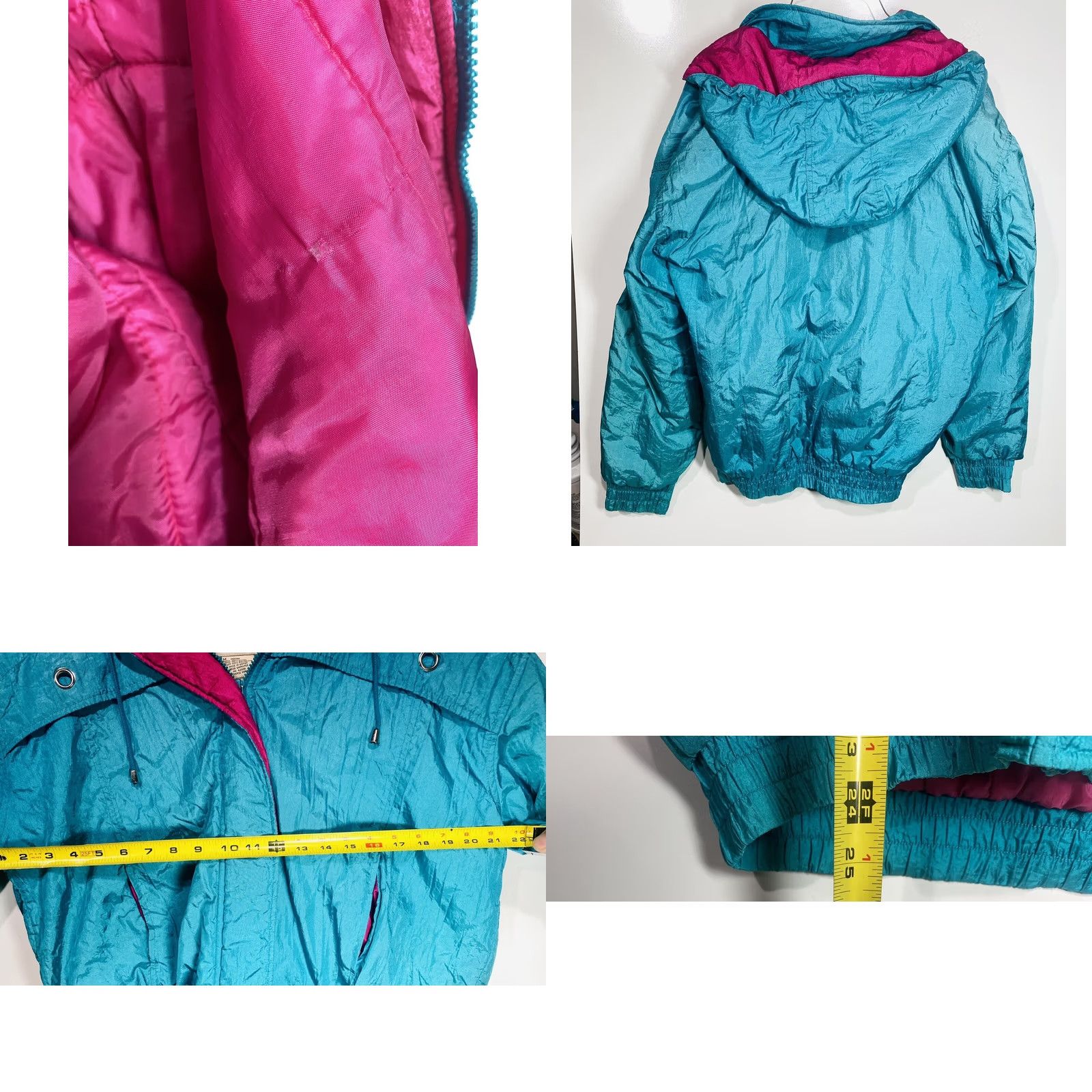 Weatherproof VINTAGE NORTHWEST TERRITORY RUGGED OUTWEAR WEATHERPROOF JACKET Women’s M Teal Size M / US 6-8 / IT 42-44 - 8 Thumbnail