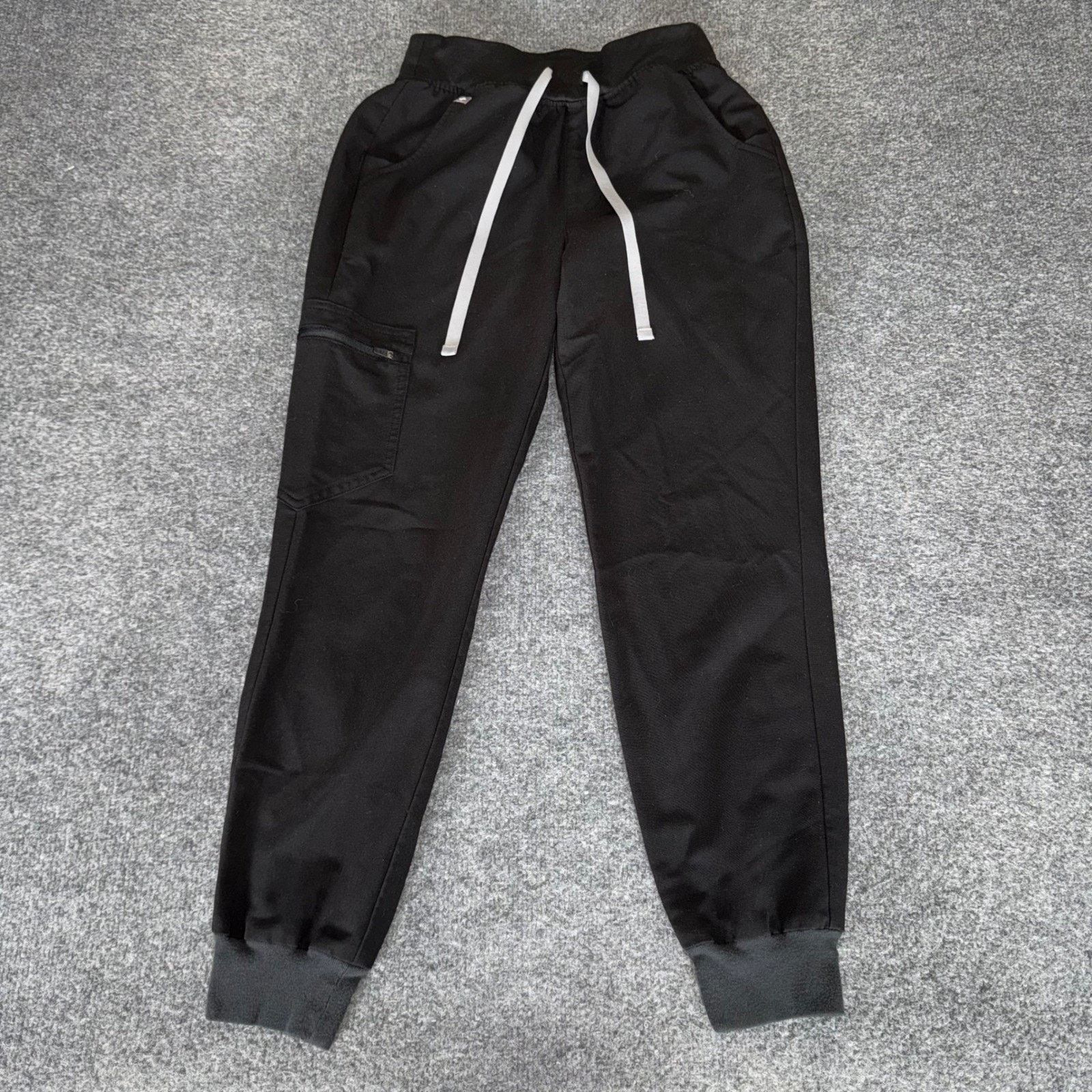 Other FIGS Zamora Scrub Jogger Pants Womens XS Black Medical Size 24" / US 00 / IT 34 - 1 Thumbnail