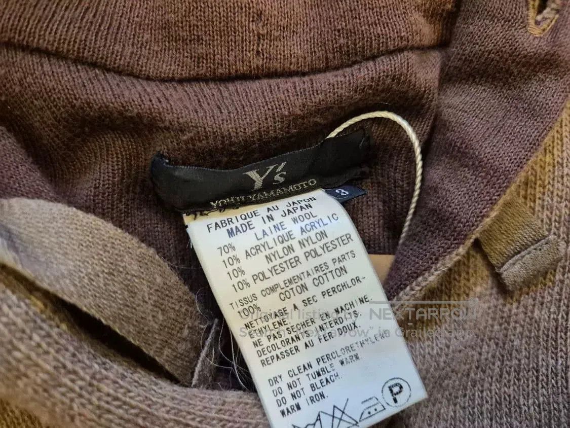 Yohji Yamamoto Yohji Yamamoto Vintage Knit Jacket. Size US M / EU 48-50 / 2 - 8 Thumbnail
