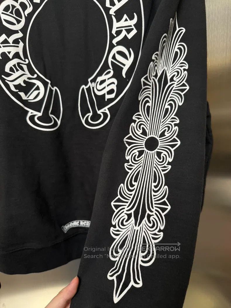 Chrome Hearts CHROME HEARTS Size M Waffle vine horseshoe zipper sweater Size US M / EU 48-50 / 2 - 5 Thumbnail