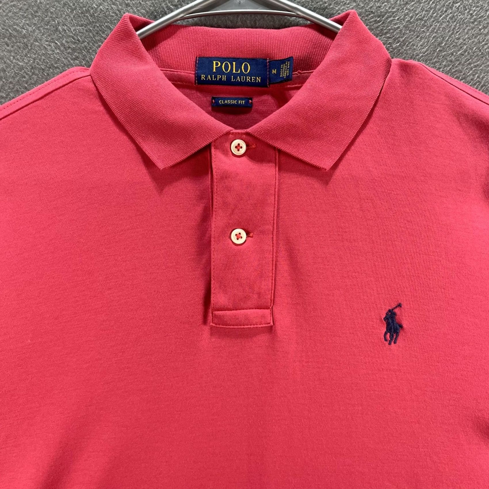 Polo Ralph Lauren Polo Ralph Lauren Polo Shirt Mens Medium Classic Fit Embroidered Pony Shirt Size US M / EU 48-50 / 2 - 2 Thumbnail