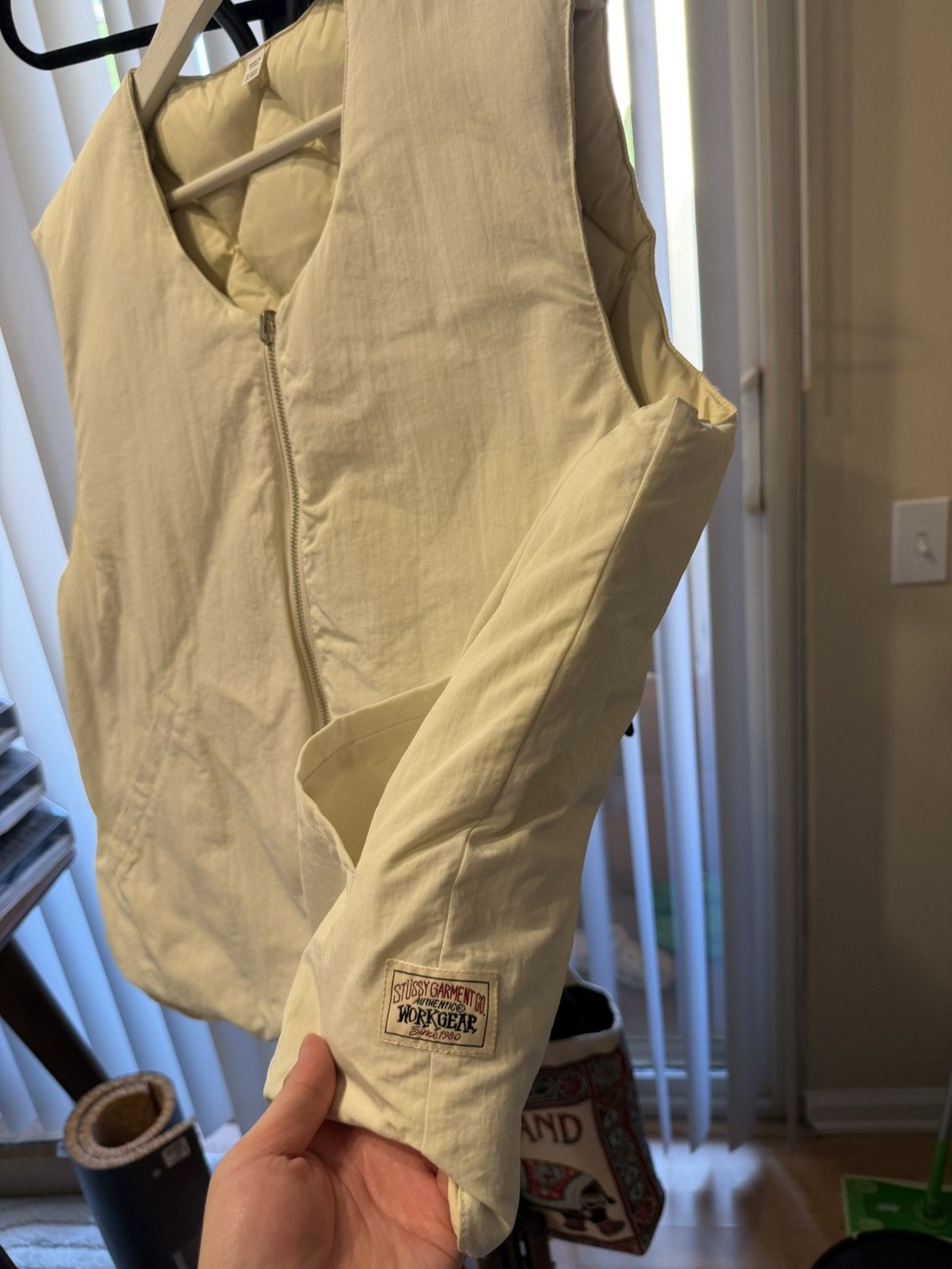 Stussy Stussy Reversible Quilted Puffer Vest Nylon White Size US M / EU 48-50 / 2 - 6 Thumbnail