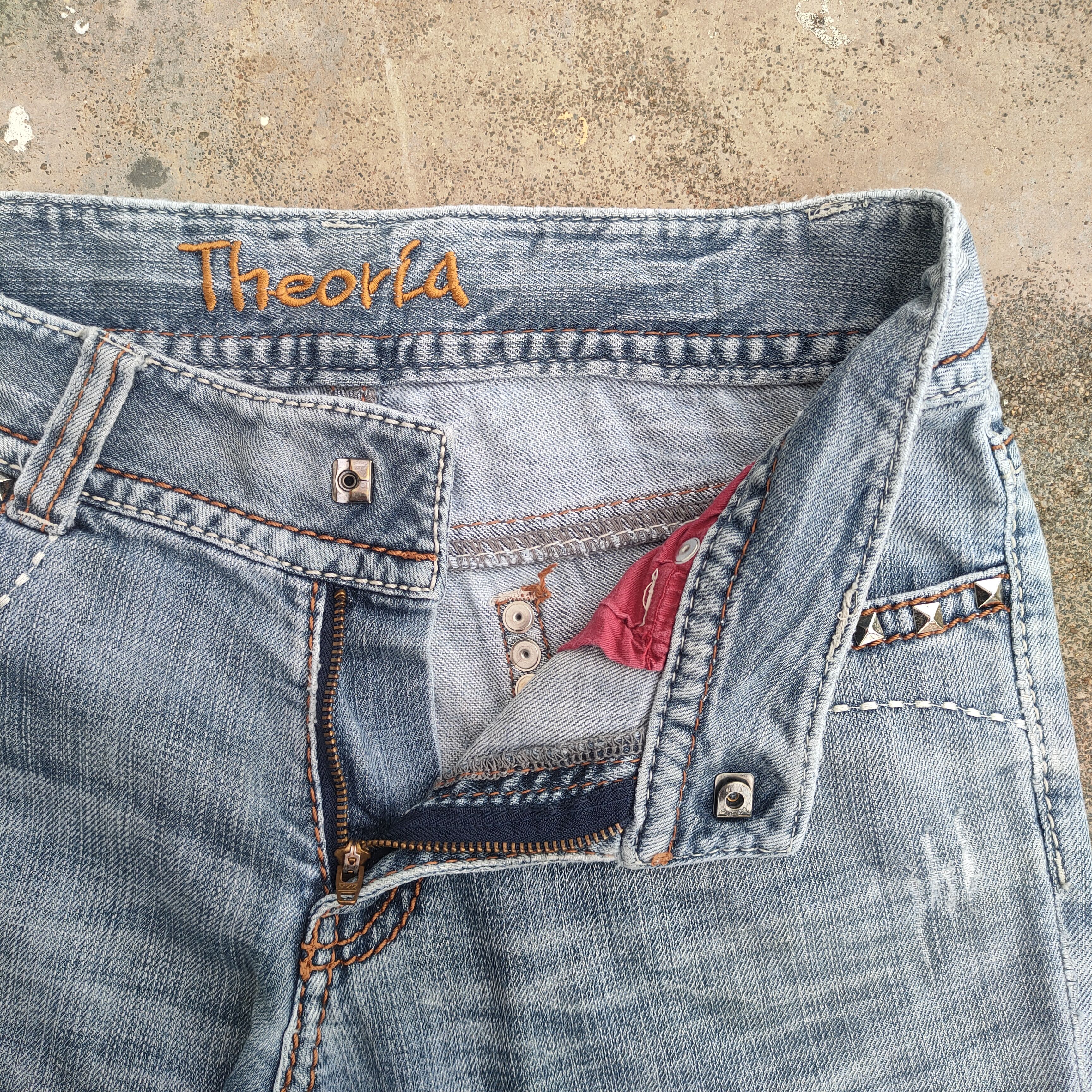 Japanese Brand × Jean VINTAGE THEORIA FLARE FADED RIPPED JEANS DENIM PANTS Size US 29 - 9 Thumbnail