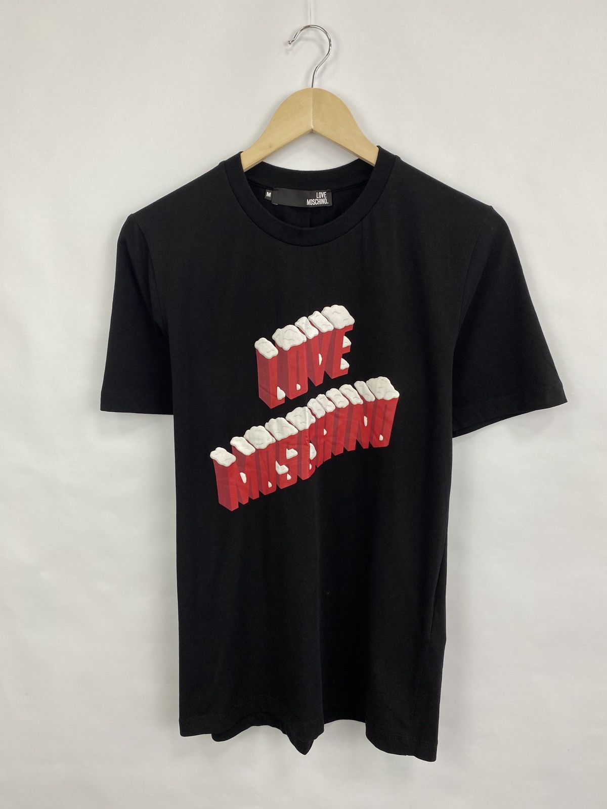 Moschino Love Moschino big logo drill t-shirt hype Y2K Size US S / EU 44-46 / 1 - 3 Thumbnail