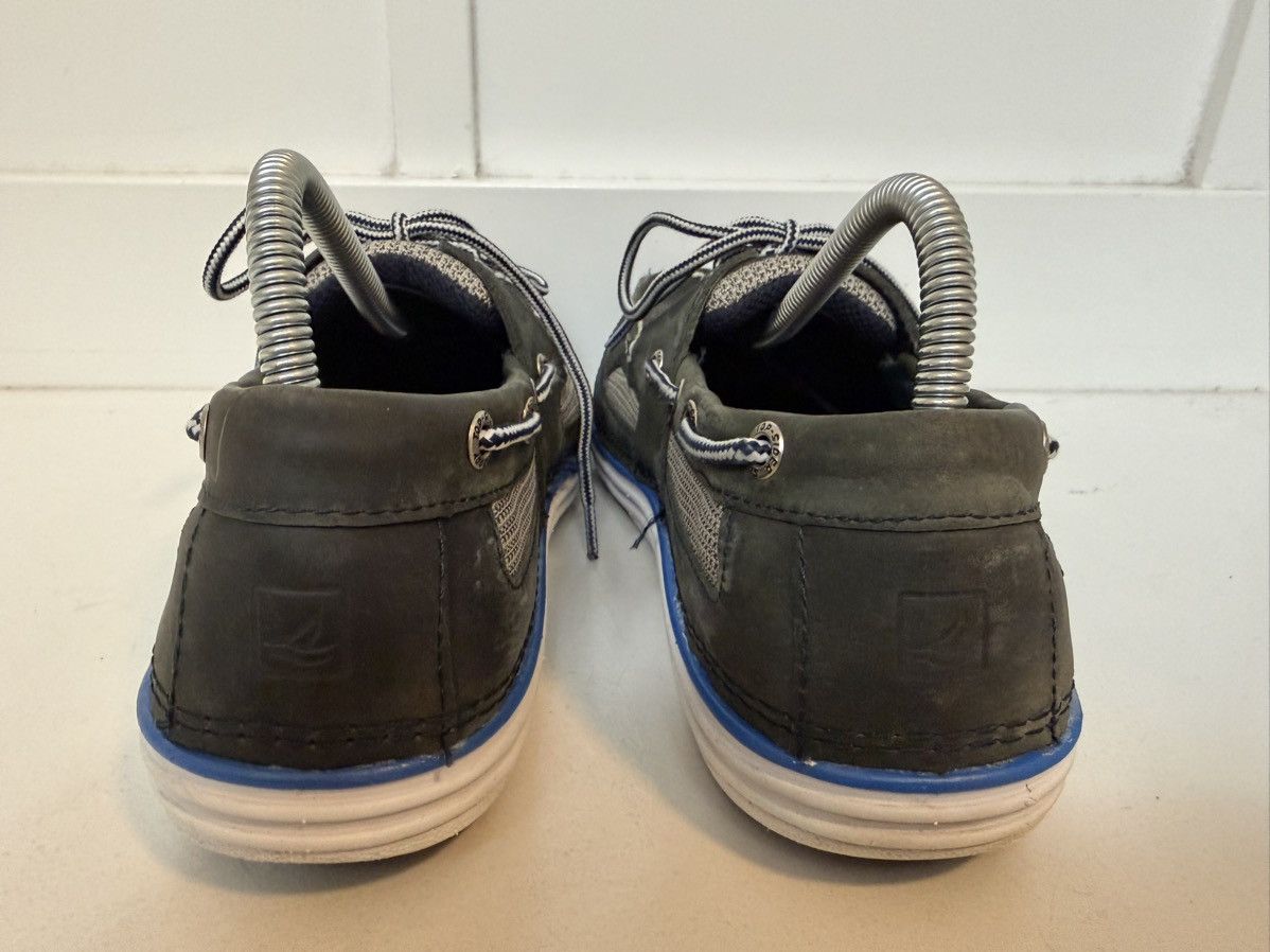 Sperry Sperry Top Sider Navy Leather Two Eye Boat Shoe Loafers Size US 8 / EU 41 - 4 Thumbnail