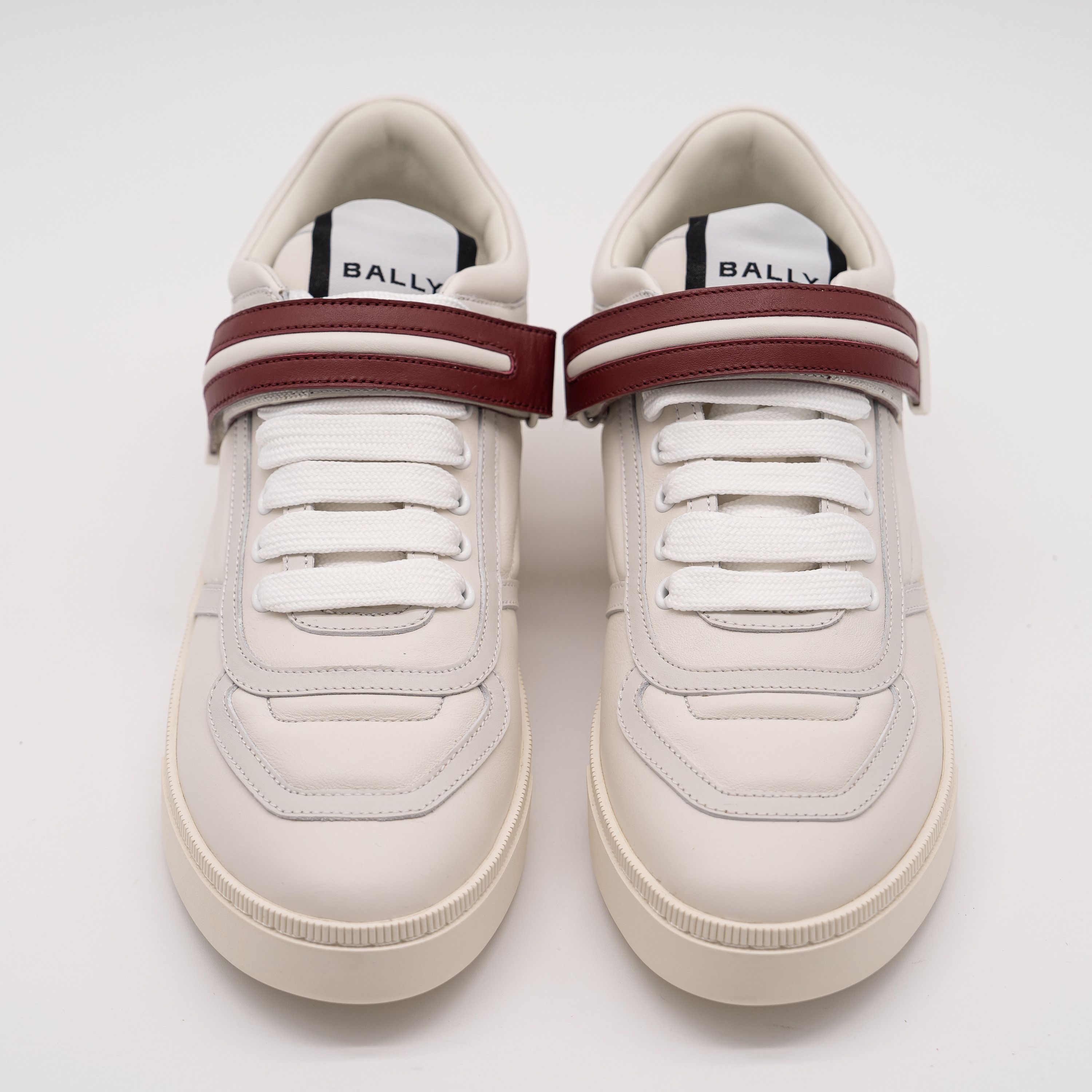 Bally 10.5 Bally Royce White Leather Sneakers Strap Size US 10.5 / IT 40.5 - 3 Thumbnail