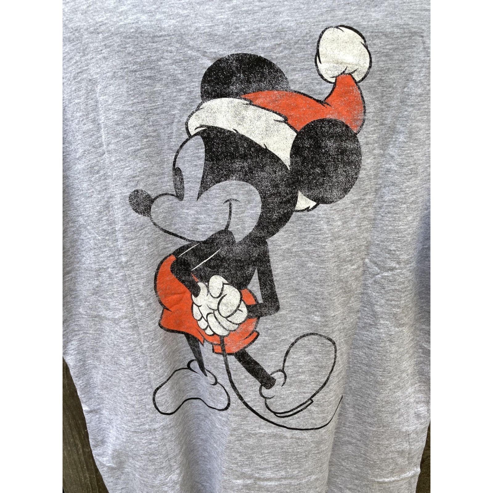 Disney Disney Men's Christmas Mickey Mouse Grey SS T-Shirt M NWT RN0101531 Size US M / EU 48-50 / 2 - 6 Thumbnail