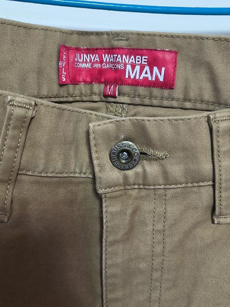 Junya Watanabe Junya Watanabe x Levis Khaki Jeans Size US 31 - 3 Thumbnail