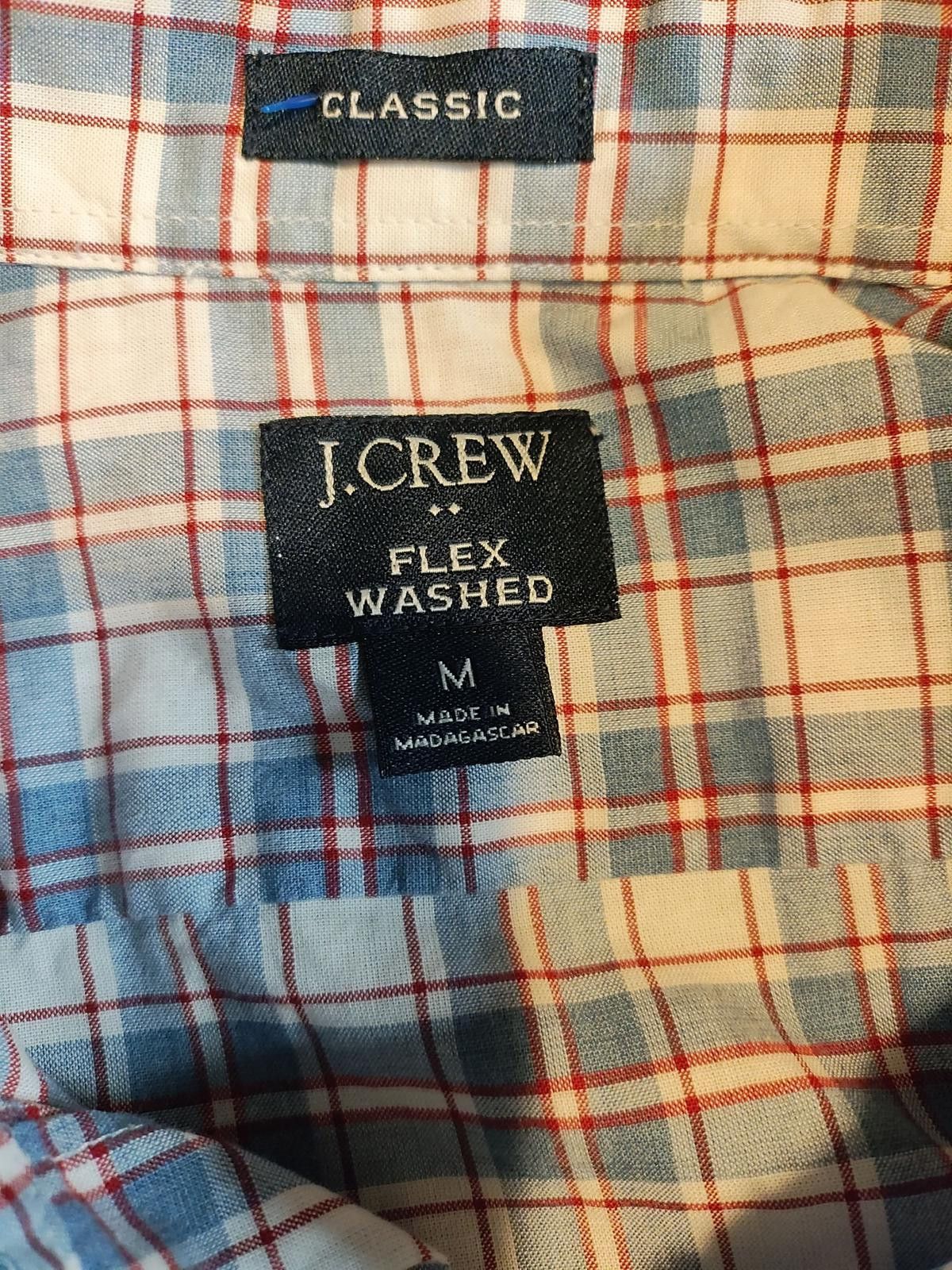 J.Crew J. Crew Men's Long Sleeve Button-Down Plaid Shirt Size US M / EU 48-50 / 2 - 7 Thumbnail