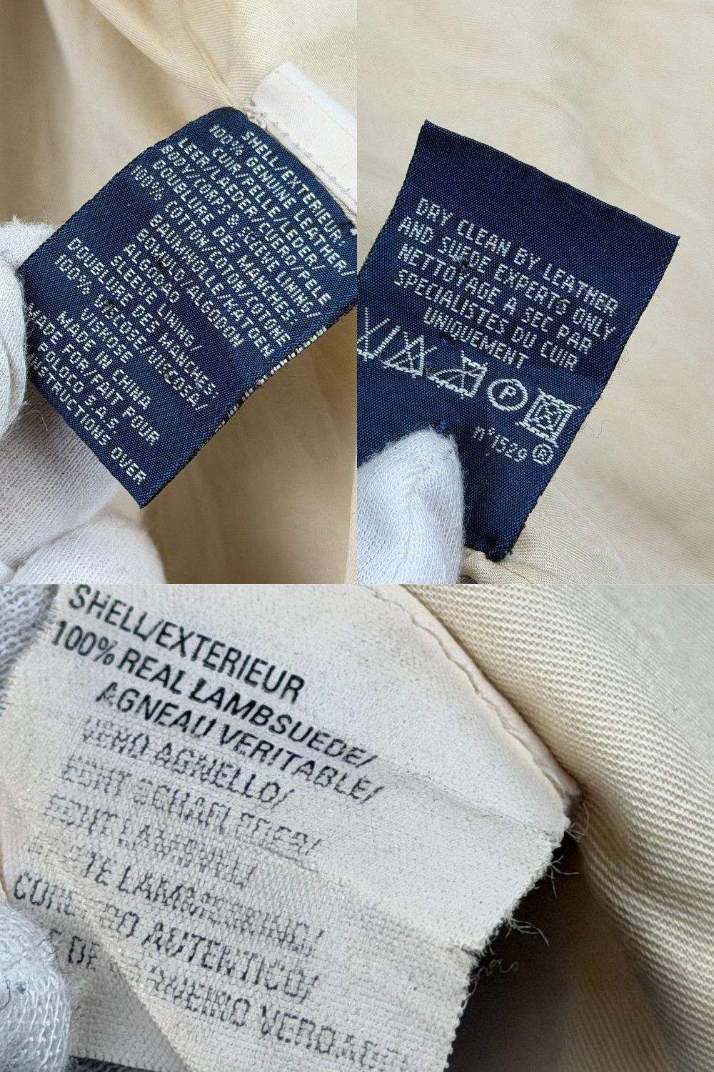 Polo Ralph Lauren Polo Ralph Lauren Lamb Suede Zip Jacket – c. late 90s Size US L / EU 52-54 / 3 - 9 Thumbnail