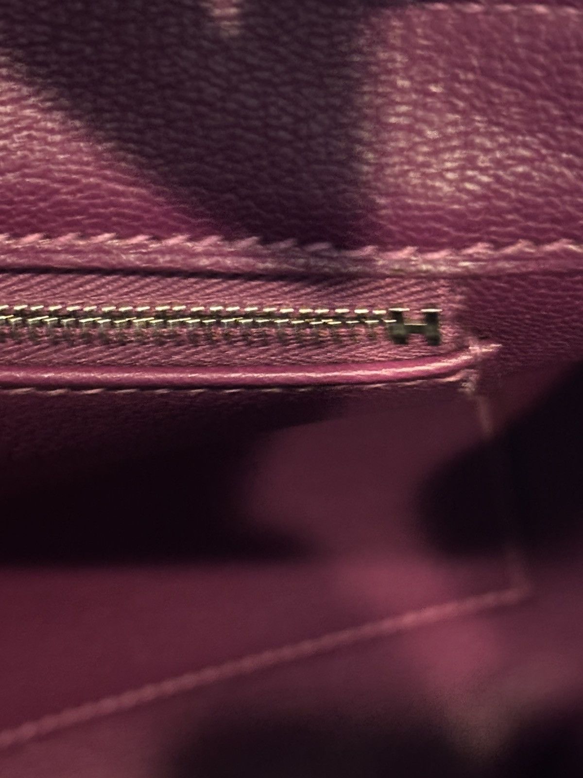 Hermes Hermes 35 Togo Leather Anemone Birkin Size ONE SIZE - 10 Thumbnail