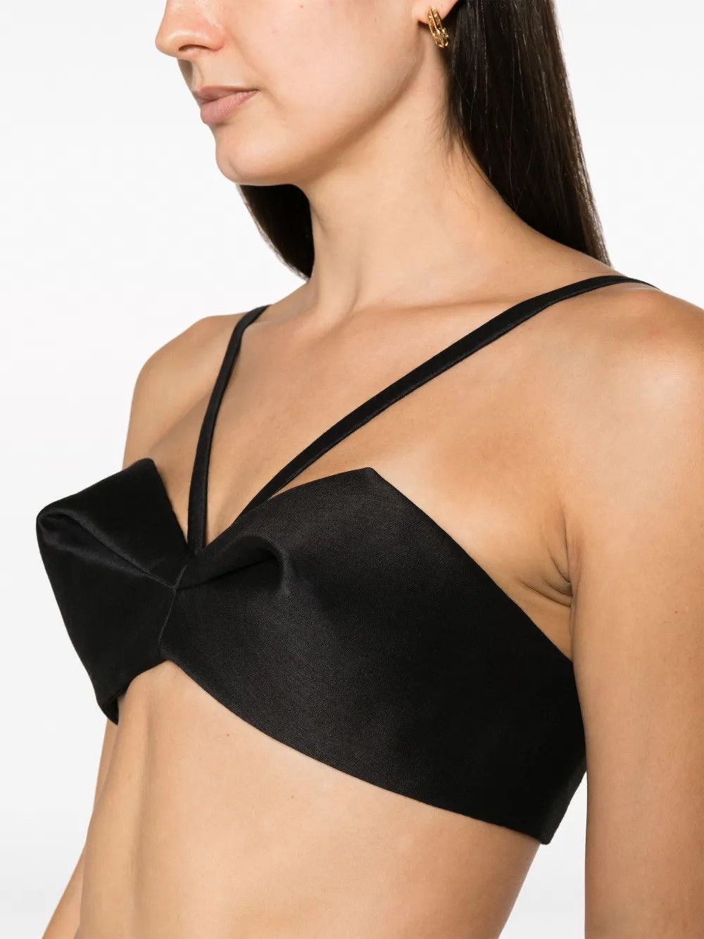 Versace o1y0226 Crop Top in Black Size XS / US 0-2 / IT 36-38 - 5 Thumbnail