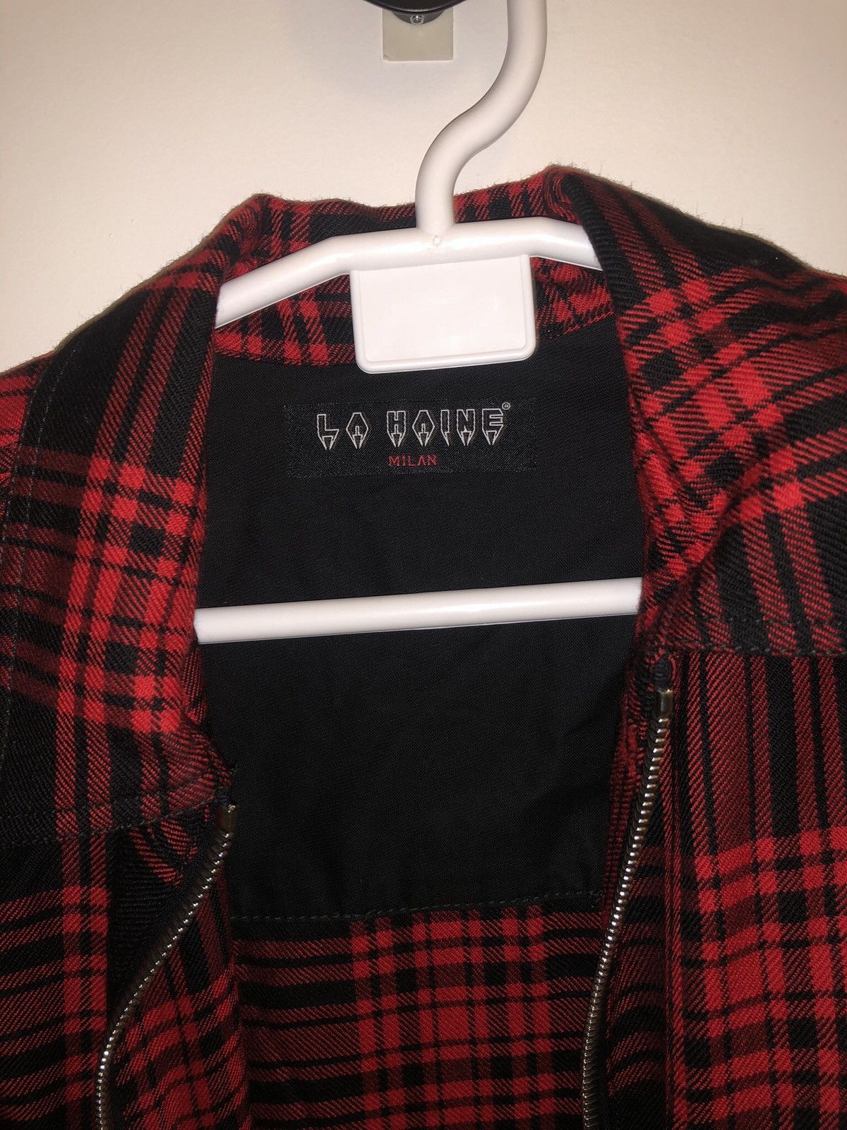 Designer Tartan Wool Zip by La Haine Milan Size US M / EU 48-50 / 2 - 17 Thumbnail