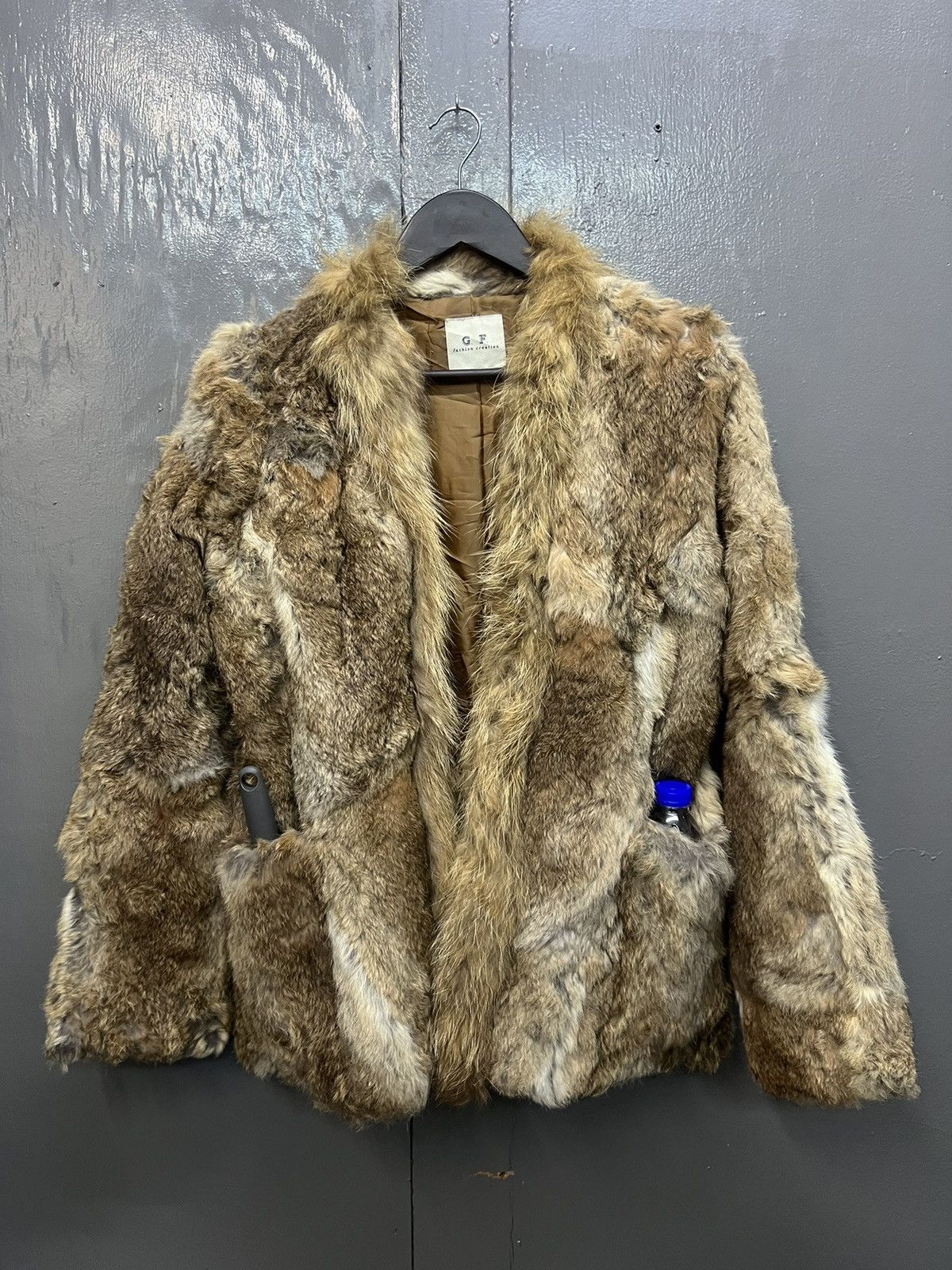 Japanese Brand G.F Fashion Creation Faux Fur Coat Size M / US 6-8 / IT 42-44 - 5 Thumbnail