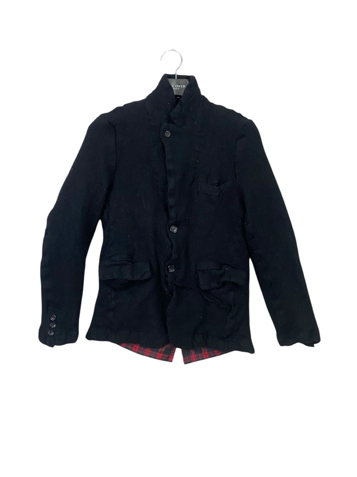 CDG by Comme des Garcons × Comme des Garcons × Comme des Garcons Black Comme des Garcons,Blazer Material: 90% wool 10% nylon, Japan Size US S / EU 44-46 / 1 - 1 Thumbnail