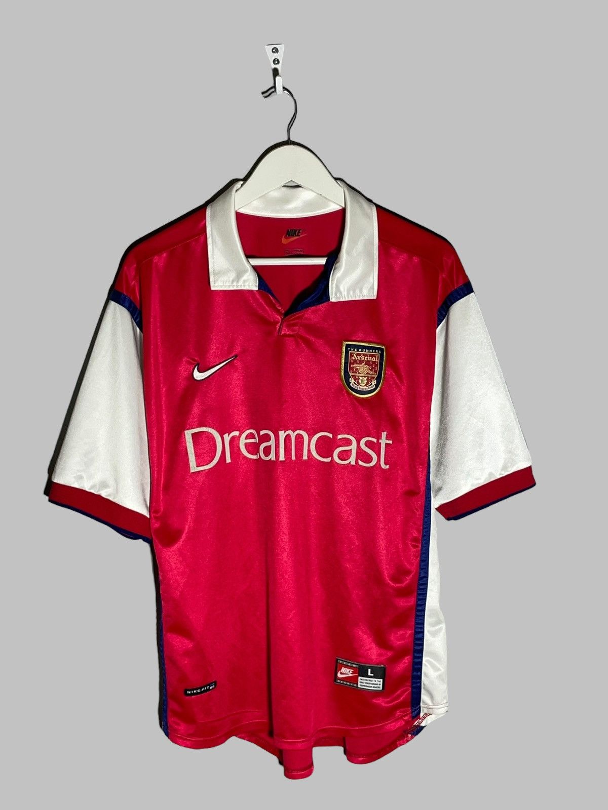 Nike × Vintage Arsenal FC Nike 1999/02 Vintage Home Football Shirt Size US L / EU 52-54 / 3 - 1 Thumbnail