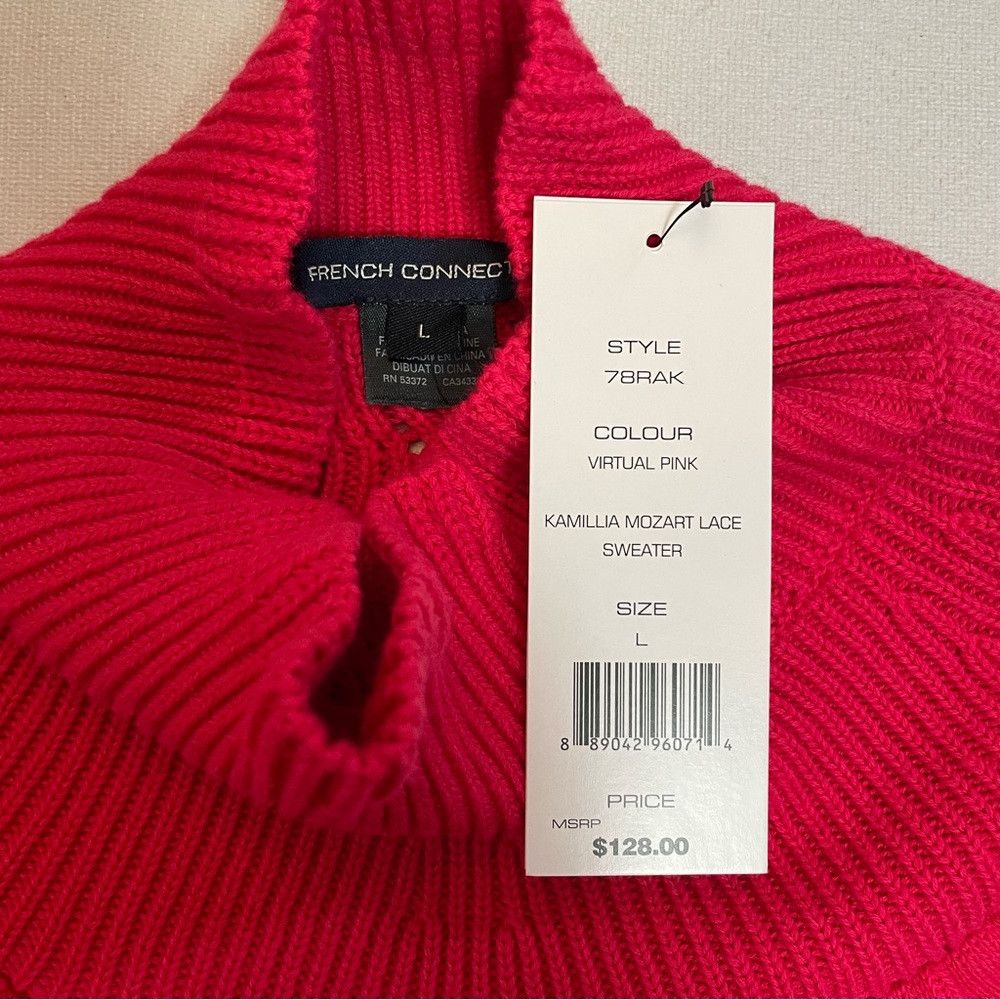 French Connection NWT New $128 French Connection Kamillia Mozart Cotton Sweat Size L / US 10 / IT 46 - 5 Thumbnail