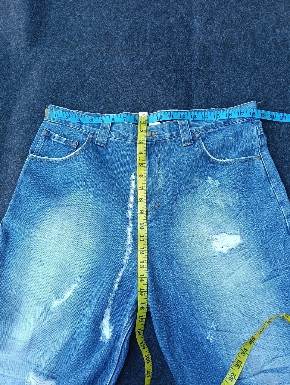 Karl Kani 90s Hip hop Karl Kani Baggy skater jeans distressed wash W36 Size US 36 / EU 52 - 6 Thumbnail