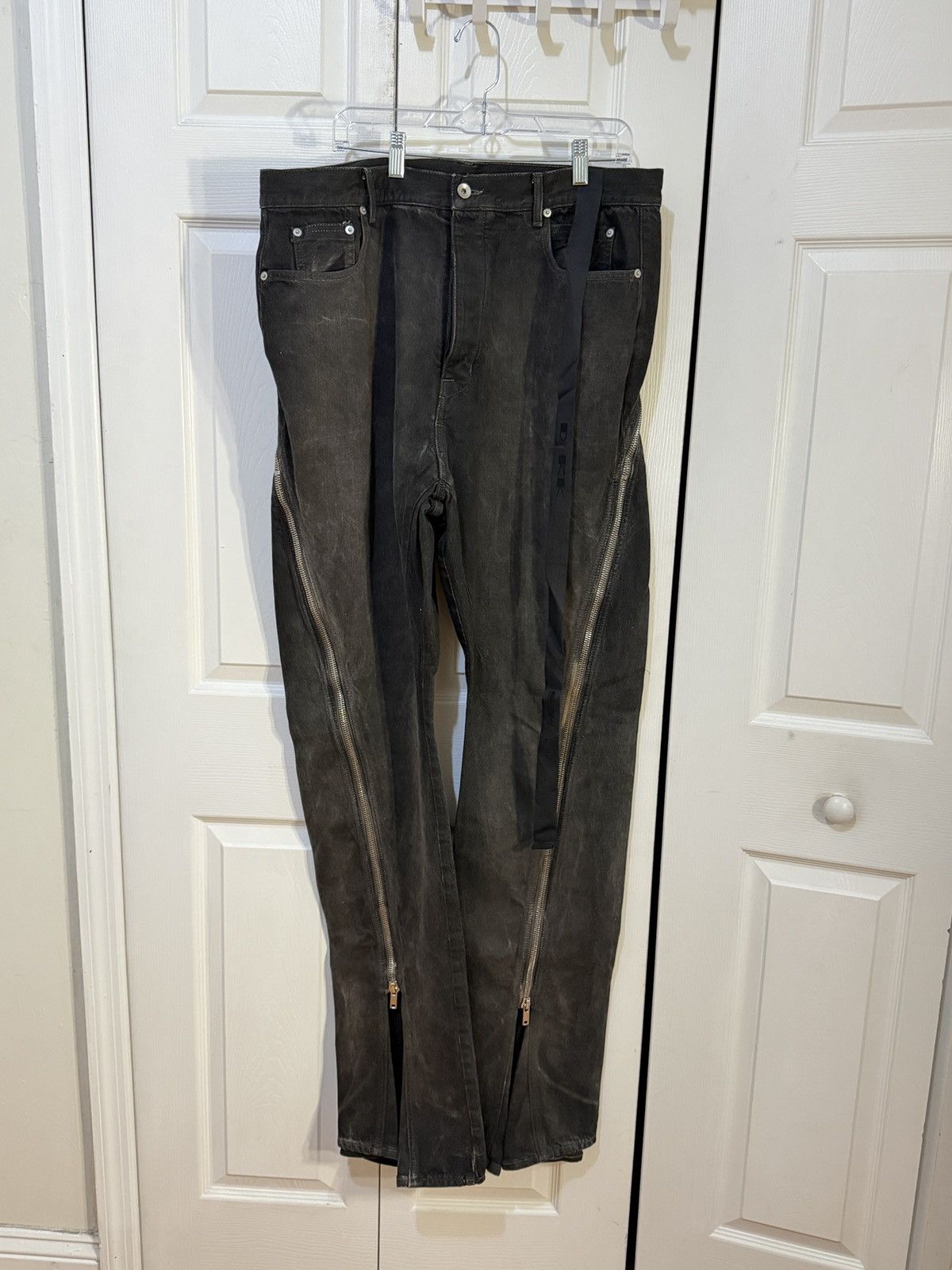 Rick Owens Drkshdw Rick Owens DRK Bolan banana cut jean Size US 38 / EU 54 - 4 Thumbnail