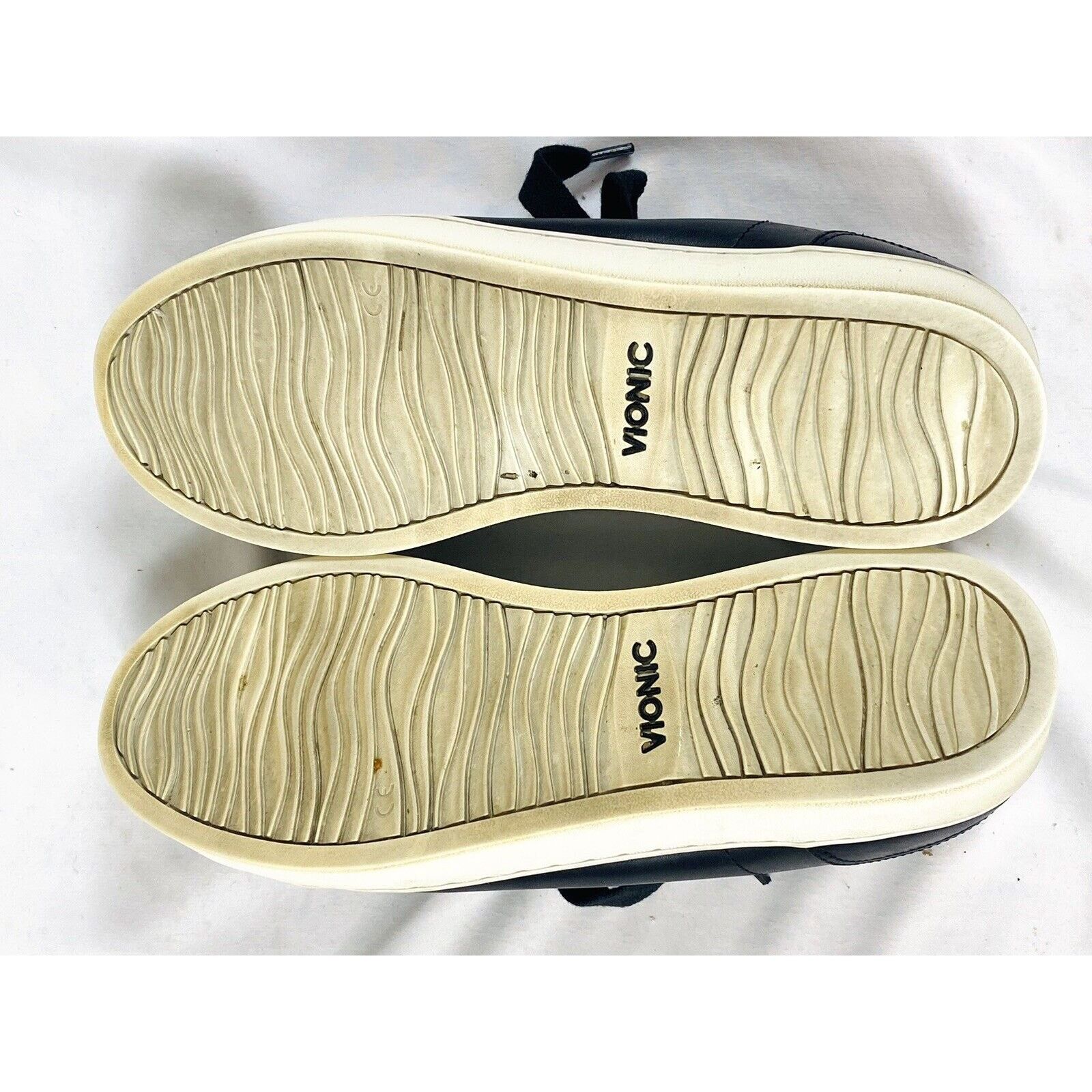 Vionic VIONIC Women's Black Leather 355 SYRA Lace Up Sneakers Size US 10 / IT 40 - 6 Thumbnail