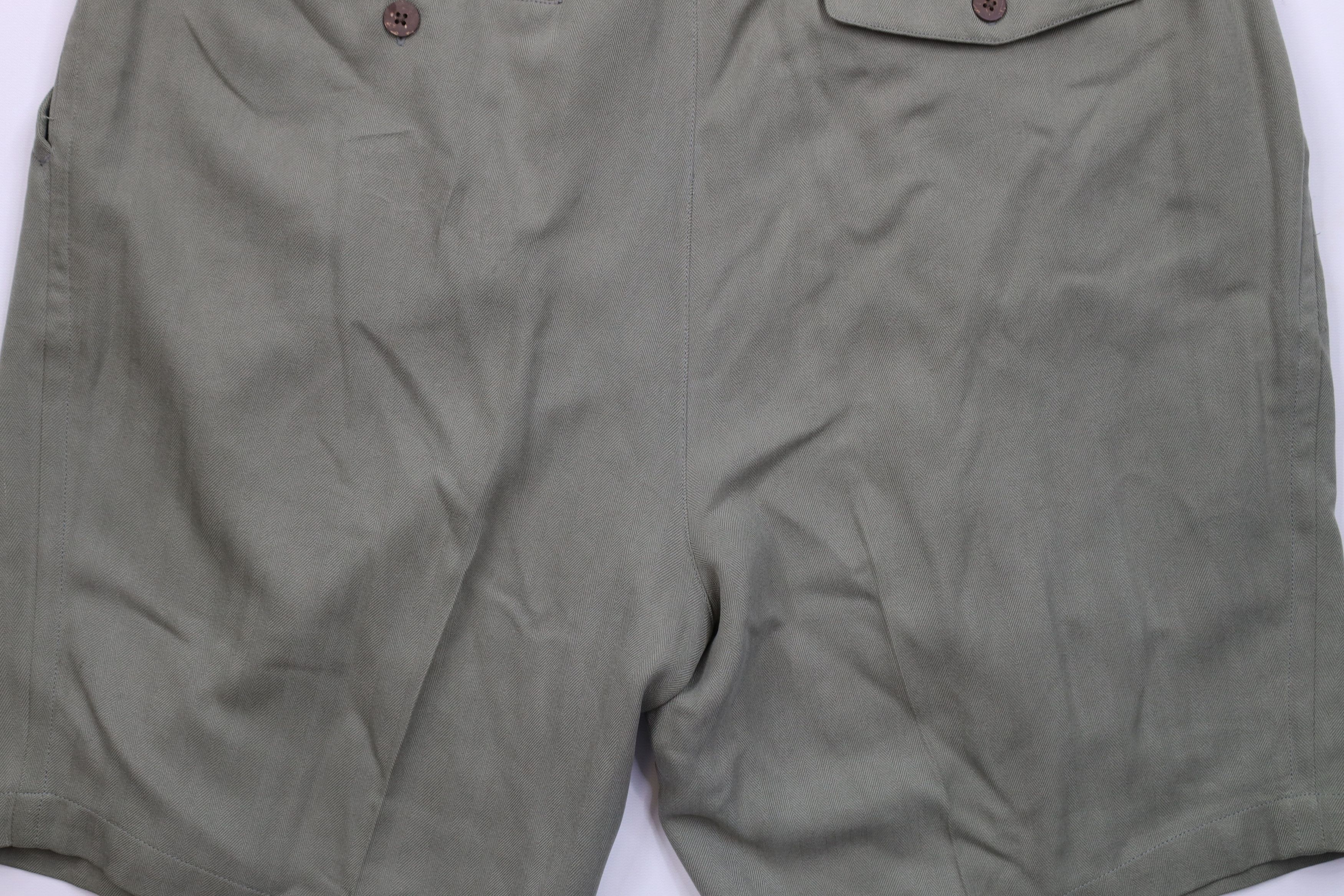 Tommy Bahama × Vintage Vintage 90s Tommy Bahama Relax Herringbone Pleated Shorts Size US 36 / EU 52 - 11 Thumbnail