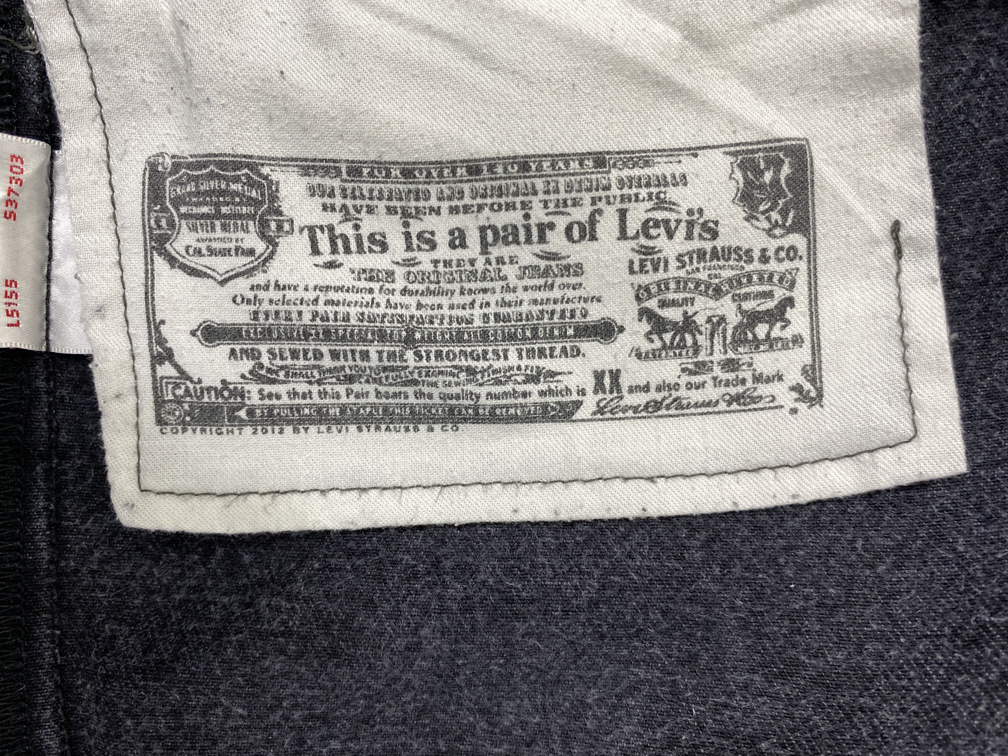 Levi's Black Vintage Levis 501 Jeans 30x30 - JN3150 Size US 30 / EU 46 - 10 Thumbnail
