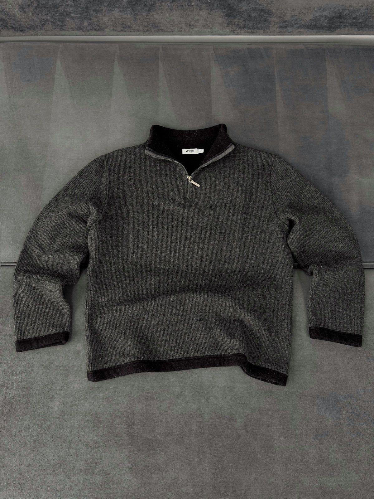 Moschino Moschino Unique 1/4 Zip Size US L / EU 52-54 / 3 - 1 Thumbnail
