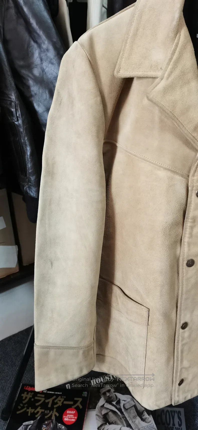 Schott Schott Suede cowhide American vintage four-corner lapel le Size US M / EU 48-50 / 2 - 3 Thumbnail