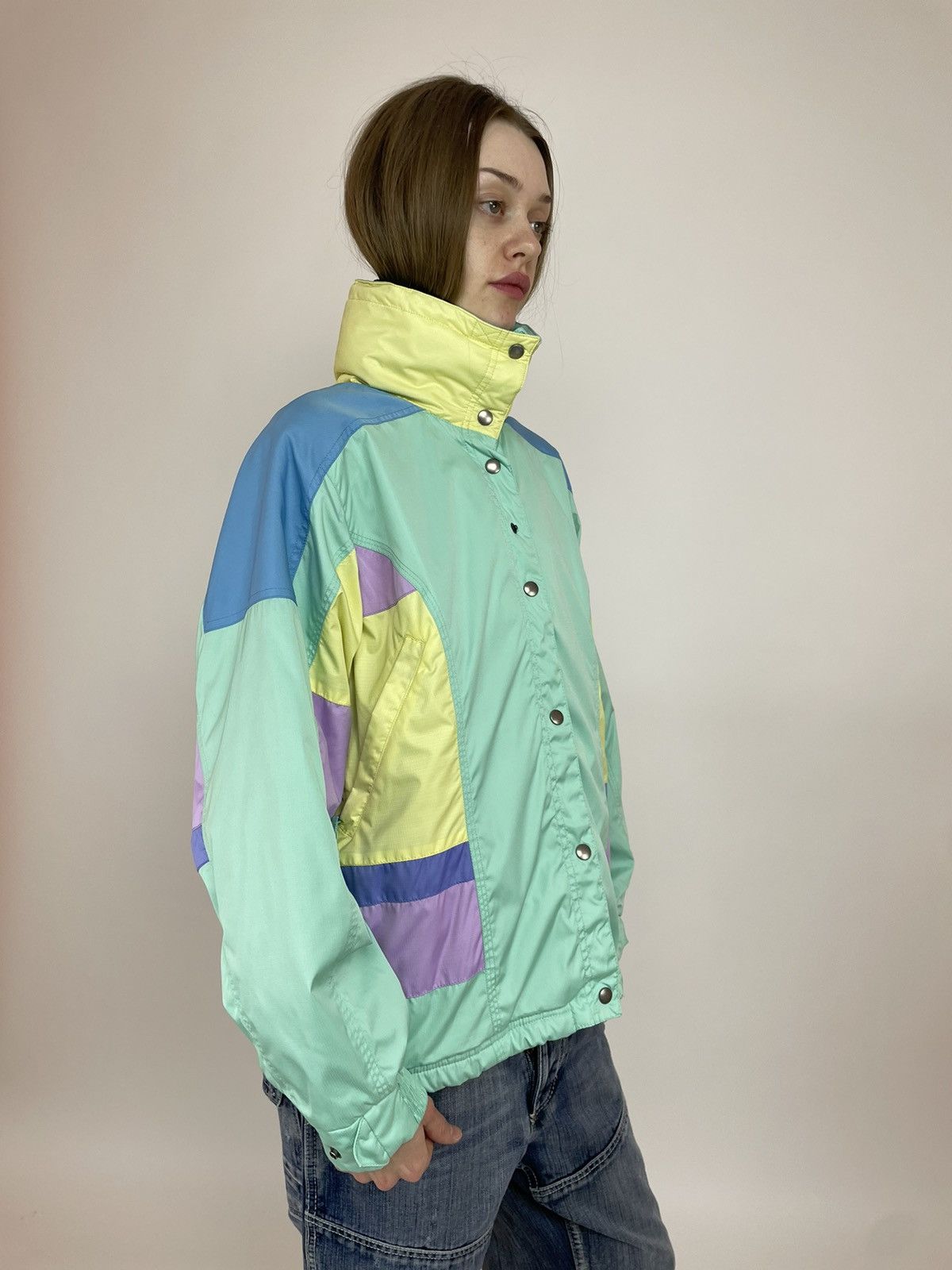 Vintage DEGRE7 vintage SKI Womens jacket Multicolour size M Size M / US 6-8 / IT 42-44 - 4 Thumbnail