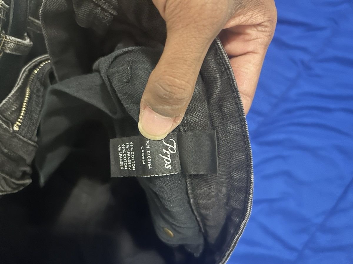 Prps Prp Jeans Black Denim Size US 34 / EU 50 - 5 Thumbnail