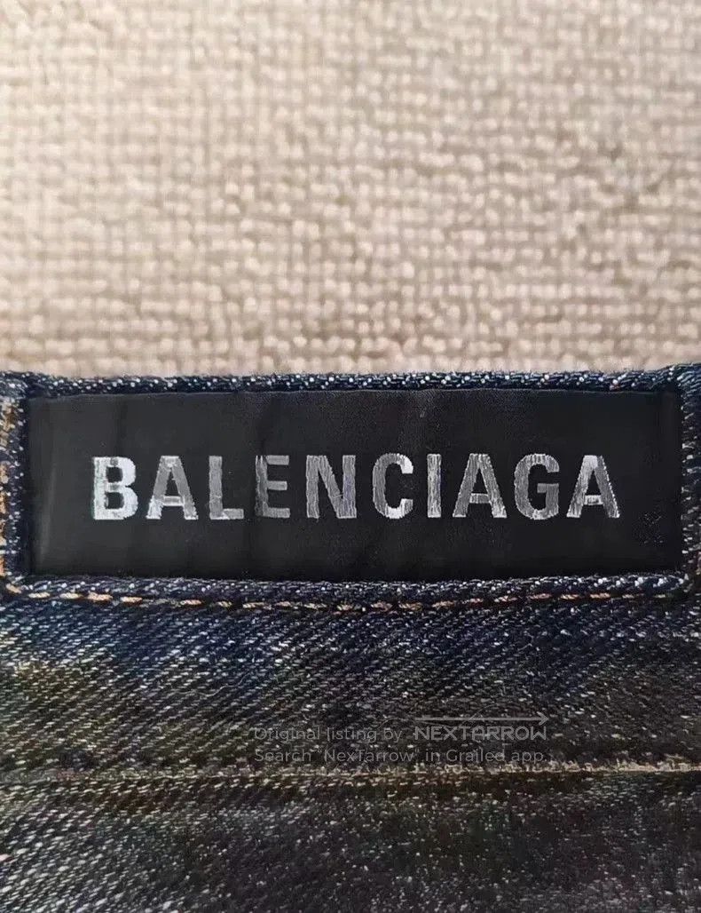 Balenciaga Balenciaga 24FW Graffiti Denim Jeans. Size US 28 / EU 44 - 3 Thumbnail