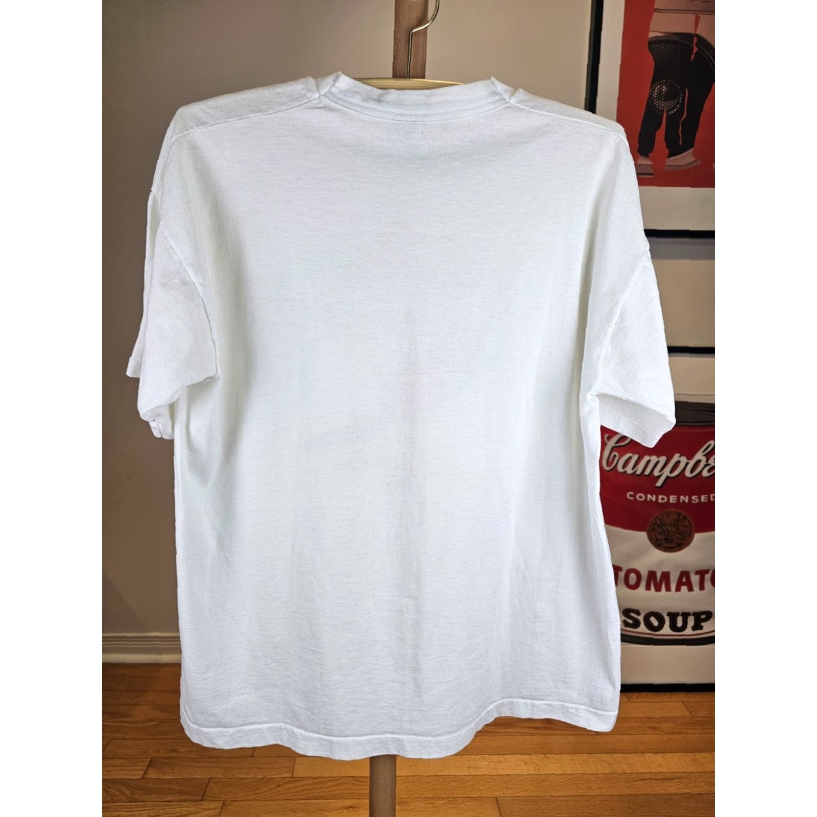SOMET VINTAGE 90' SOME LIKE IT HOT SINGLE STITCH 50/50 WHITE T-SHIRT XLARGE XS? Size US XL / EU 56 / 4 - 7 Thumbnail