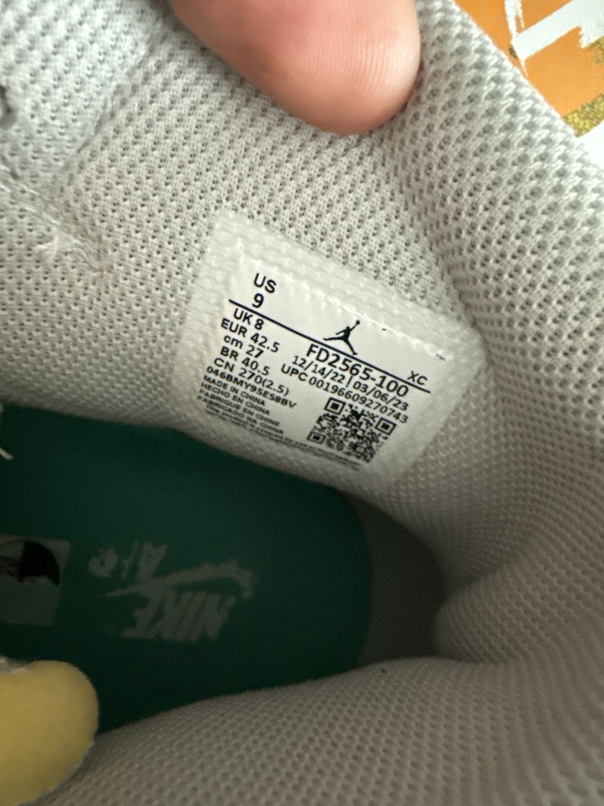 Nike x Union La x Bephies AJ1 Neutral Grey Size US 9 / EU 42 - 5 Thumbnail