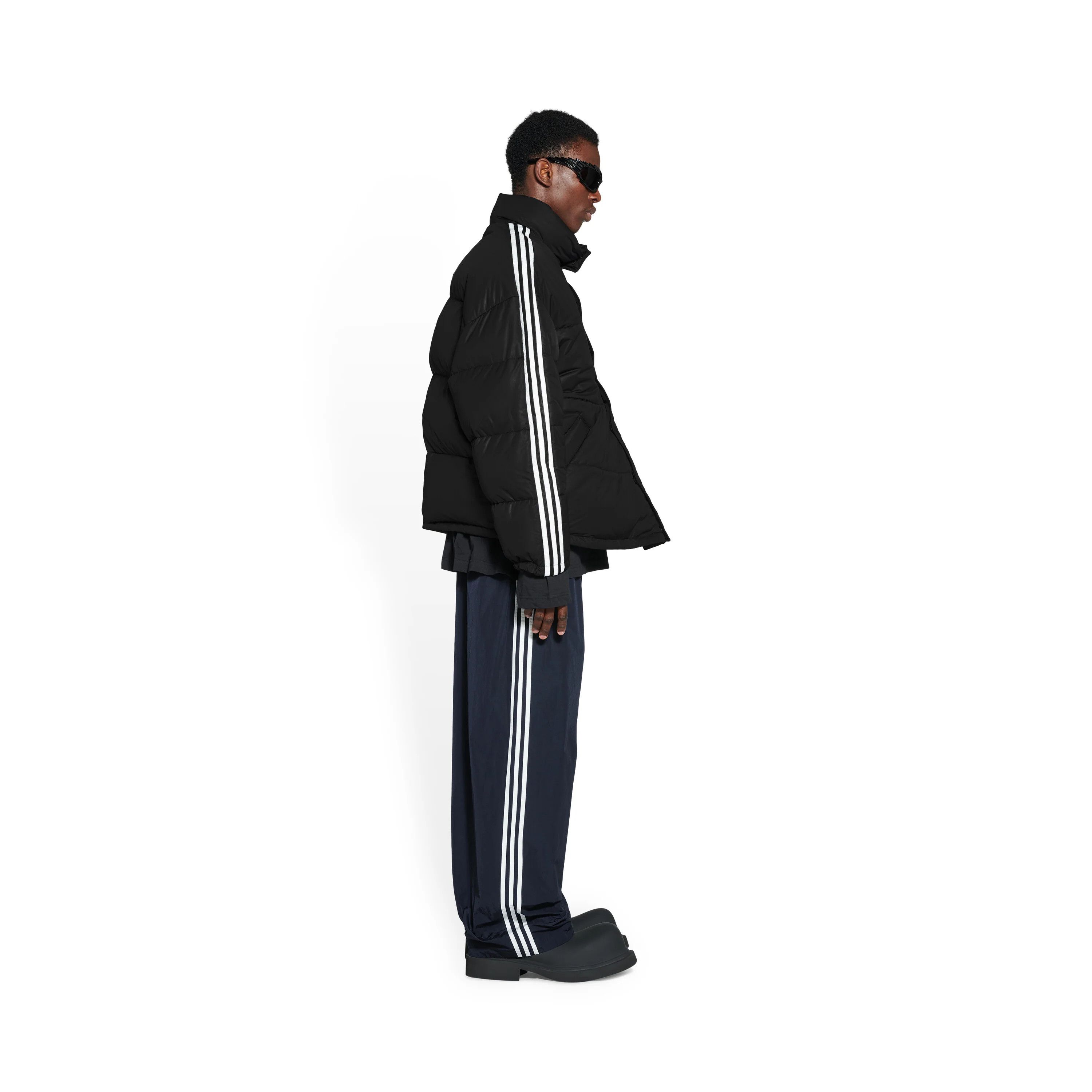 Adidas × Balenciaga o1srvl11e0424 Balenciaga / Adidas Puffer Jacket in Black Size US M / EU 48-50 / 2 - 3 Thumbnail