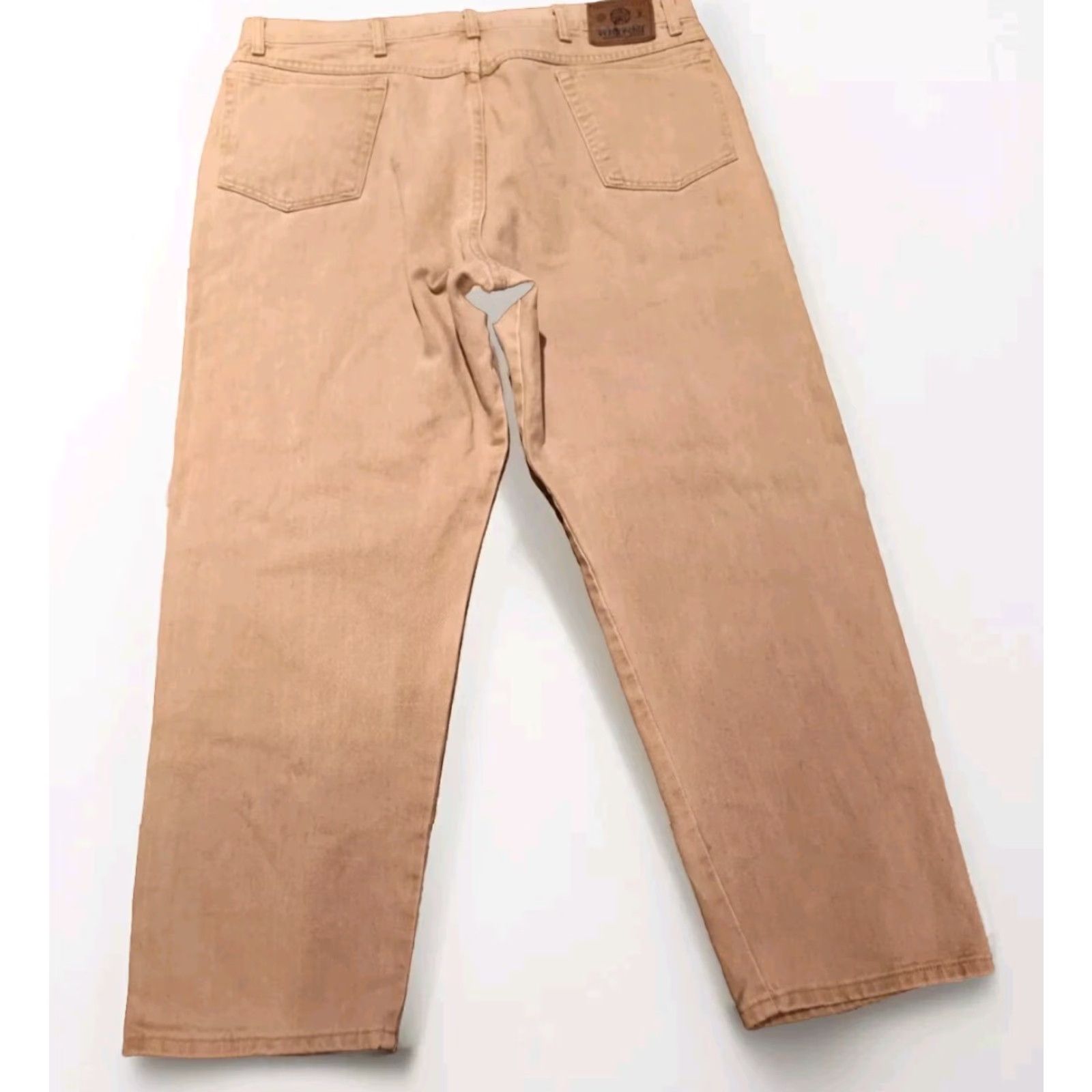 Wrangler VINTAGE Wrangler Men's Jeans 42X30 Tan Cotton 5-Pocket USA Cowboy 90s Size US 42 / EU 58 - 2 Thumbnail