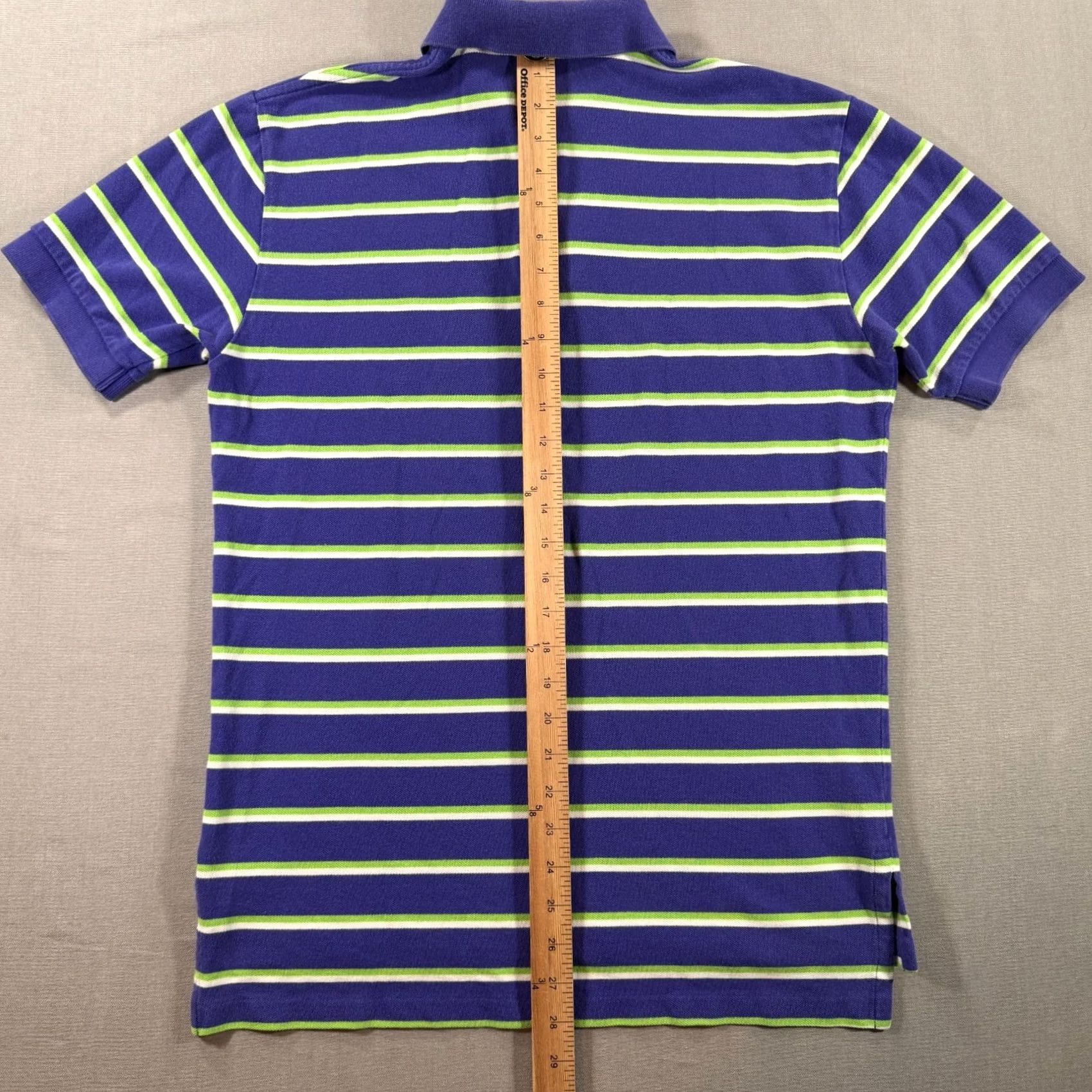 Polo Ralph Lauren VINTAGE Polo Ralph Lauren Polo Shirt Mens Medium Purple Rugby Knit 90s Y2K SS Size US M / EU 48-50 / 2 - 7 Thumbnail