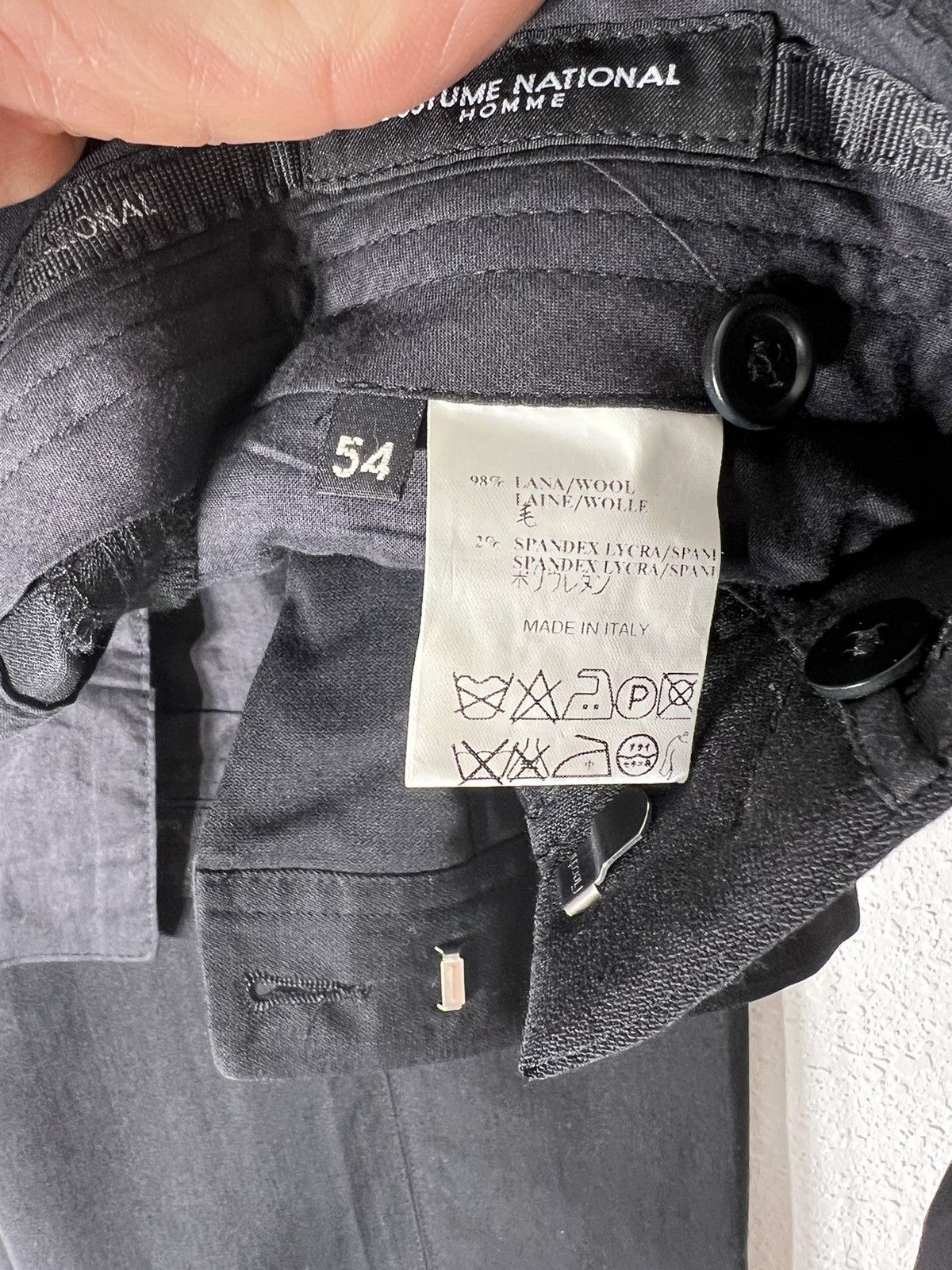 Costume National Wide legRARE SIZE *COSTUME NATIONAL HOMME* size 40 =NEW= Size US 40 / EU 56 - 10 Thumbnail