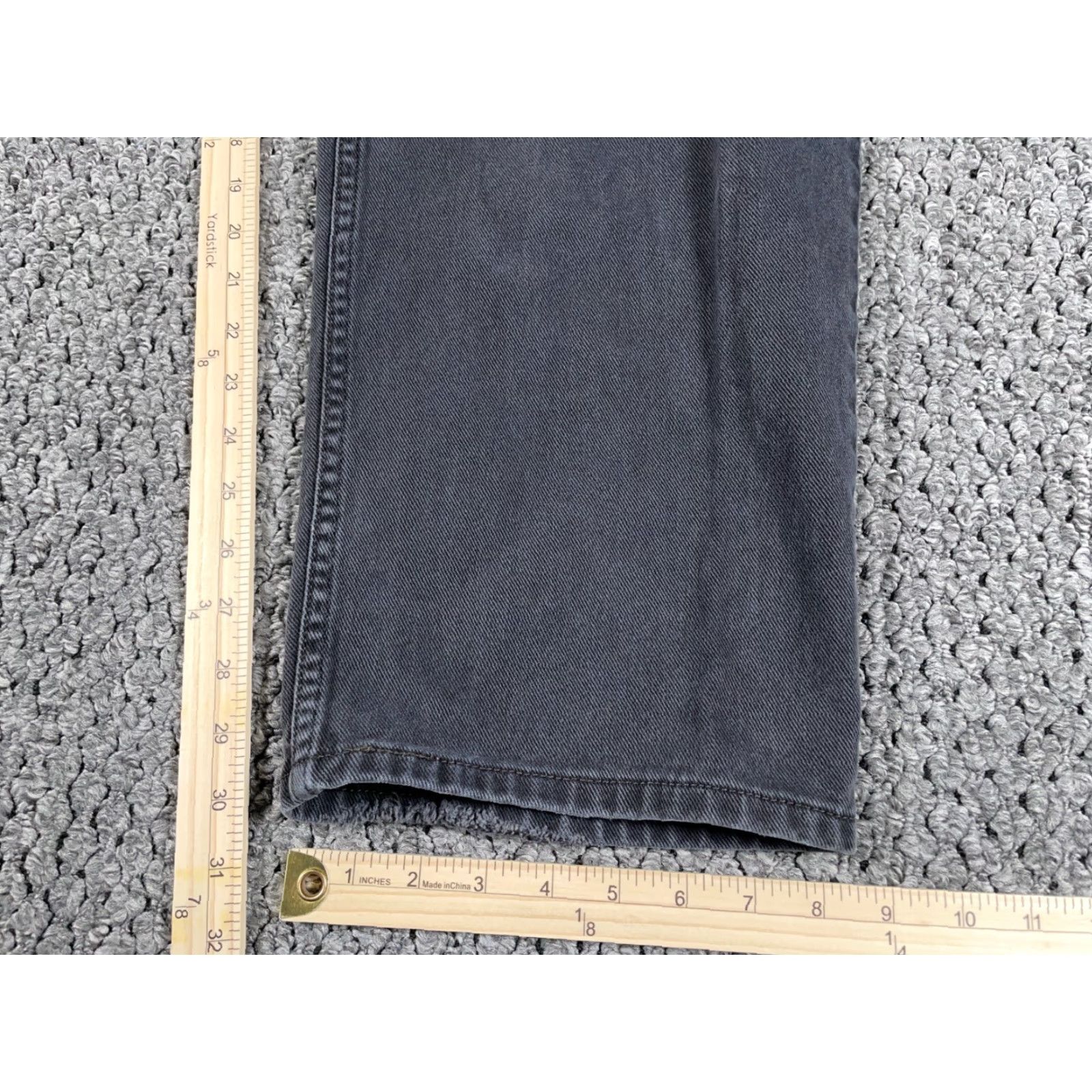 Levi's VINTAGE Levi's 550 Relaxed Fit Jeans Men's 40 x 30 (42 x 32 Tag) Black Denim Size US 42 / EU 58 - 7 Thumbnail