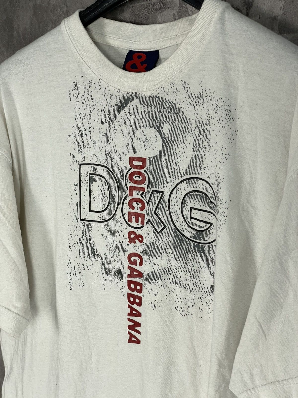 Dolce & Gabbana × Vintage DOLCE AND GABBANA Y2K FADE 3D Retro T SHIRT Size US L / EU 52-54 / 3 - 8 Thumbnail