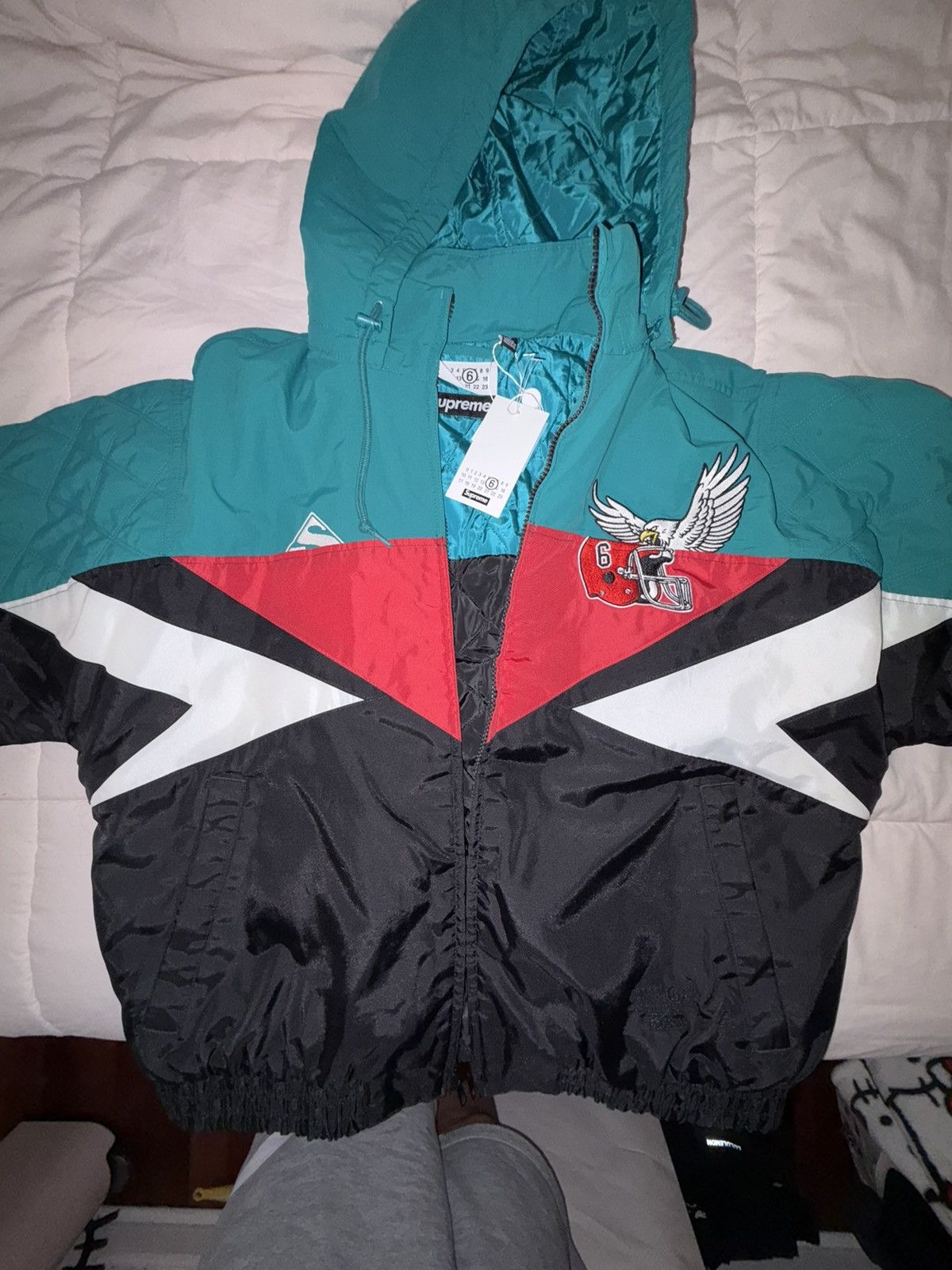 Maison Margiela × Supreme Supreme MM6 Maison Margiela Split Stadium Jacket Size US M / EU 48-50 / 2 - 1 Thumbnail