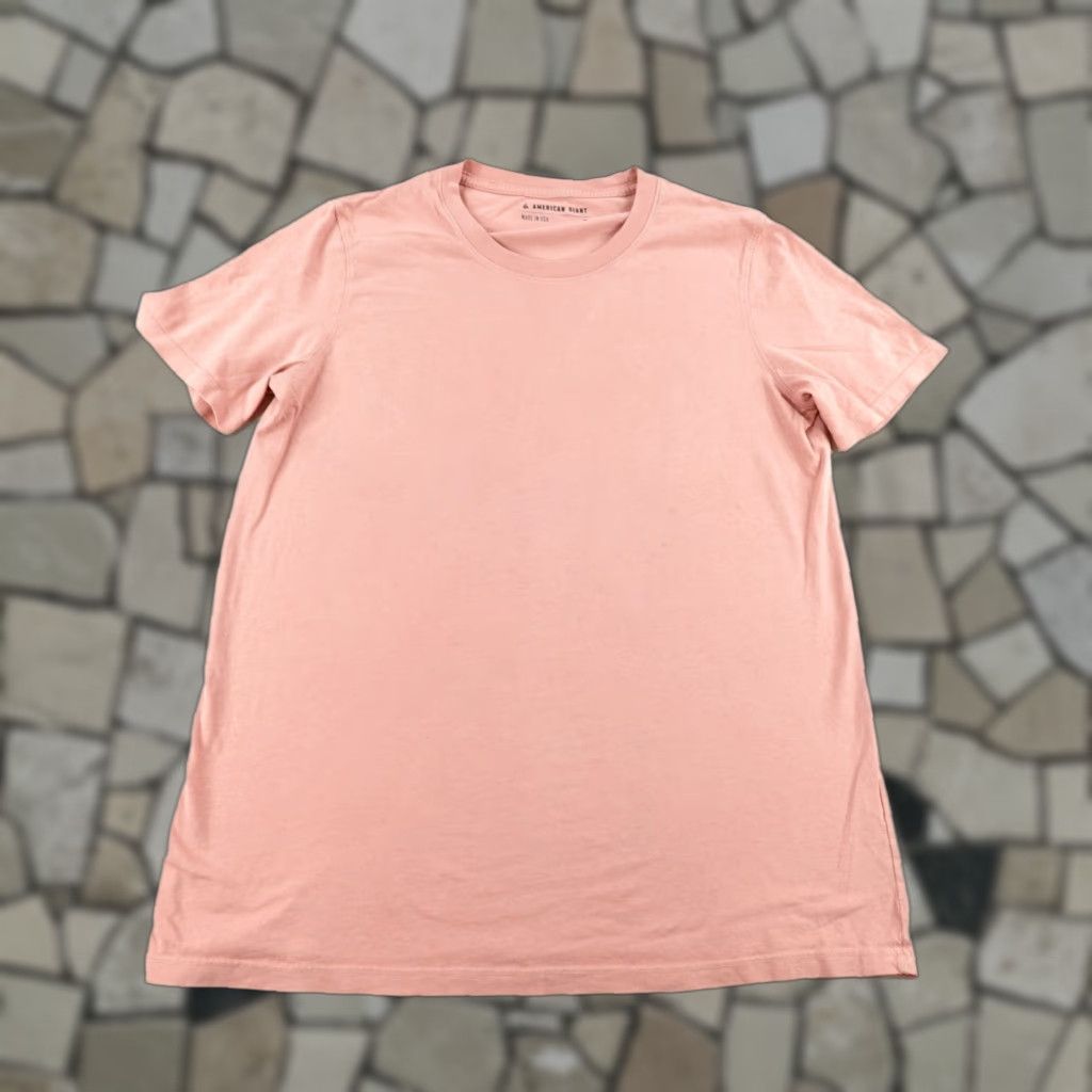 Vintage VINTAGE American Giant T-Shirt Men Small Pink Short Sleeve Crew Neck Cotton Tee USA Outdoor 90s Mens Size US S / EU 44-46 / 1 - 1 Thumbnail